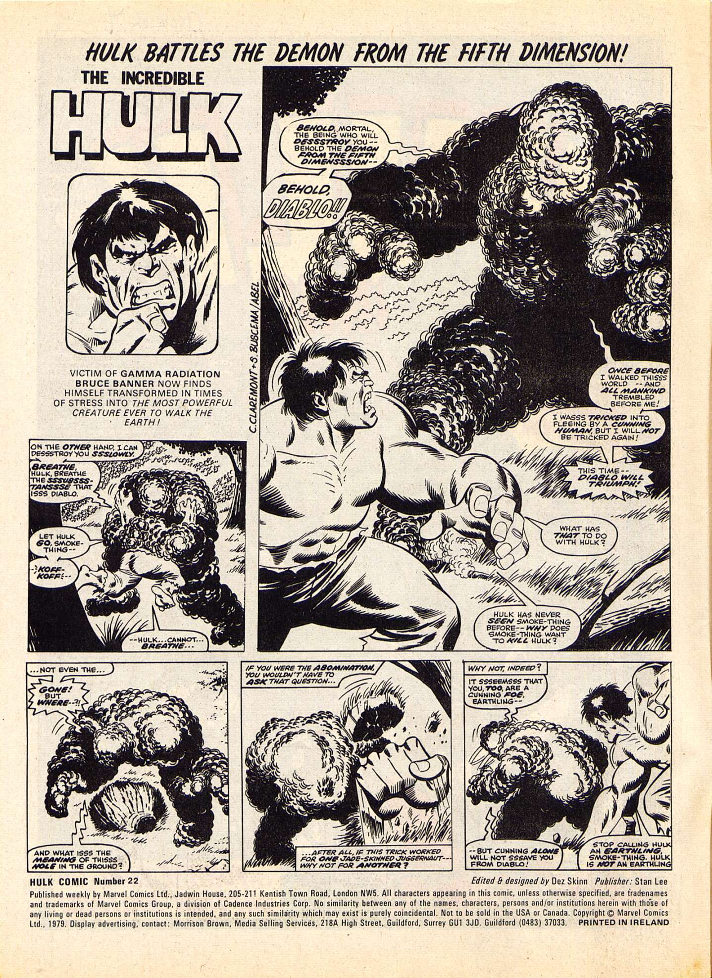 Read online Hulk Comic comic -  Issue #22 - 2