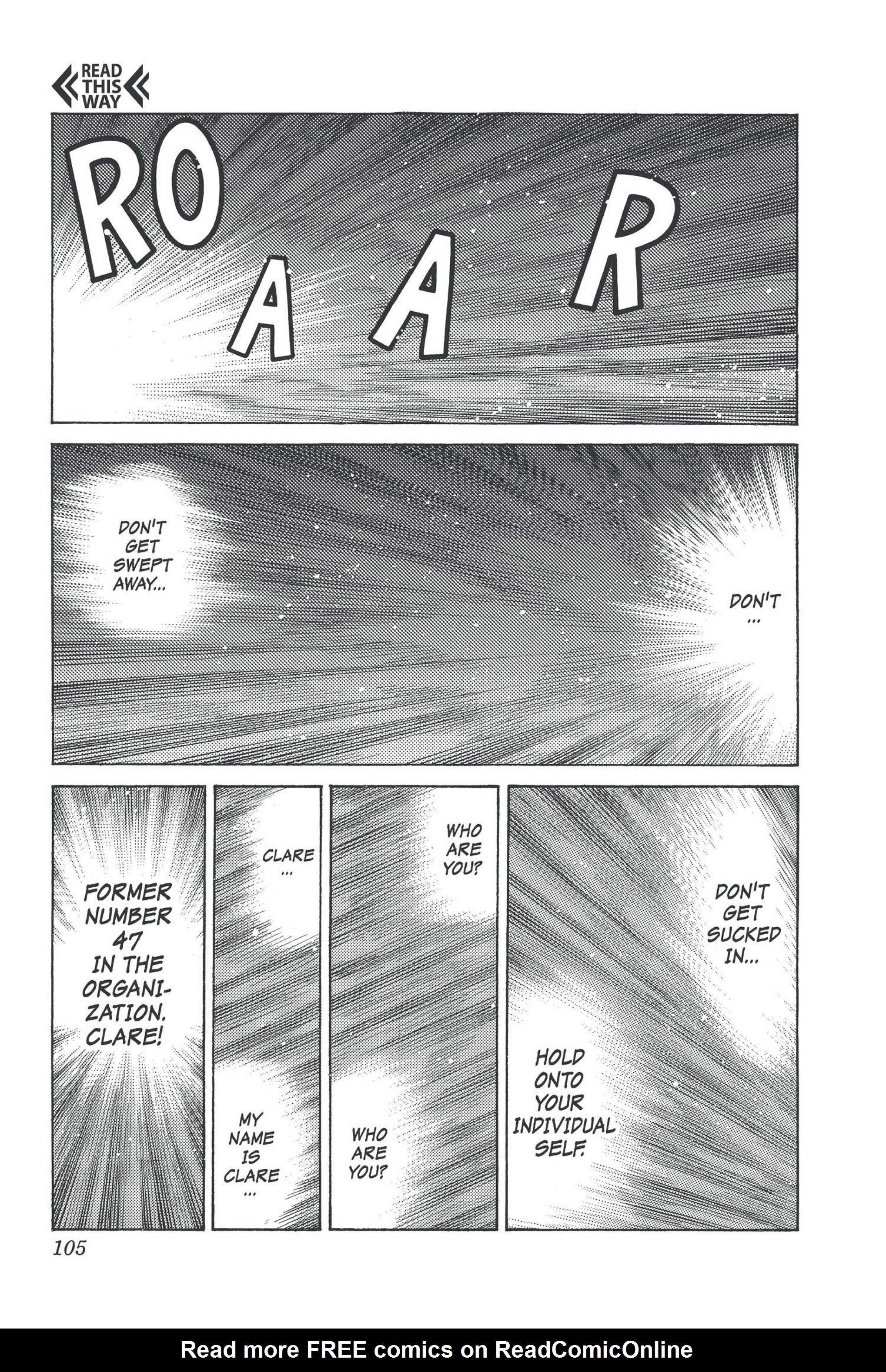 Read online Claymore comic -  Issue #17 - 97