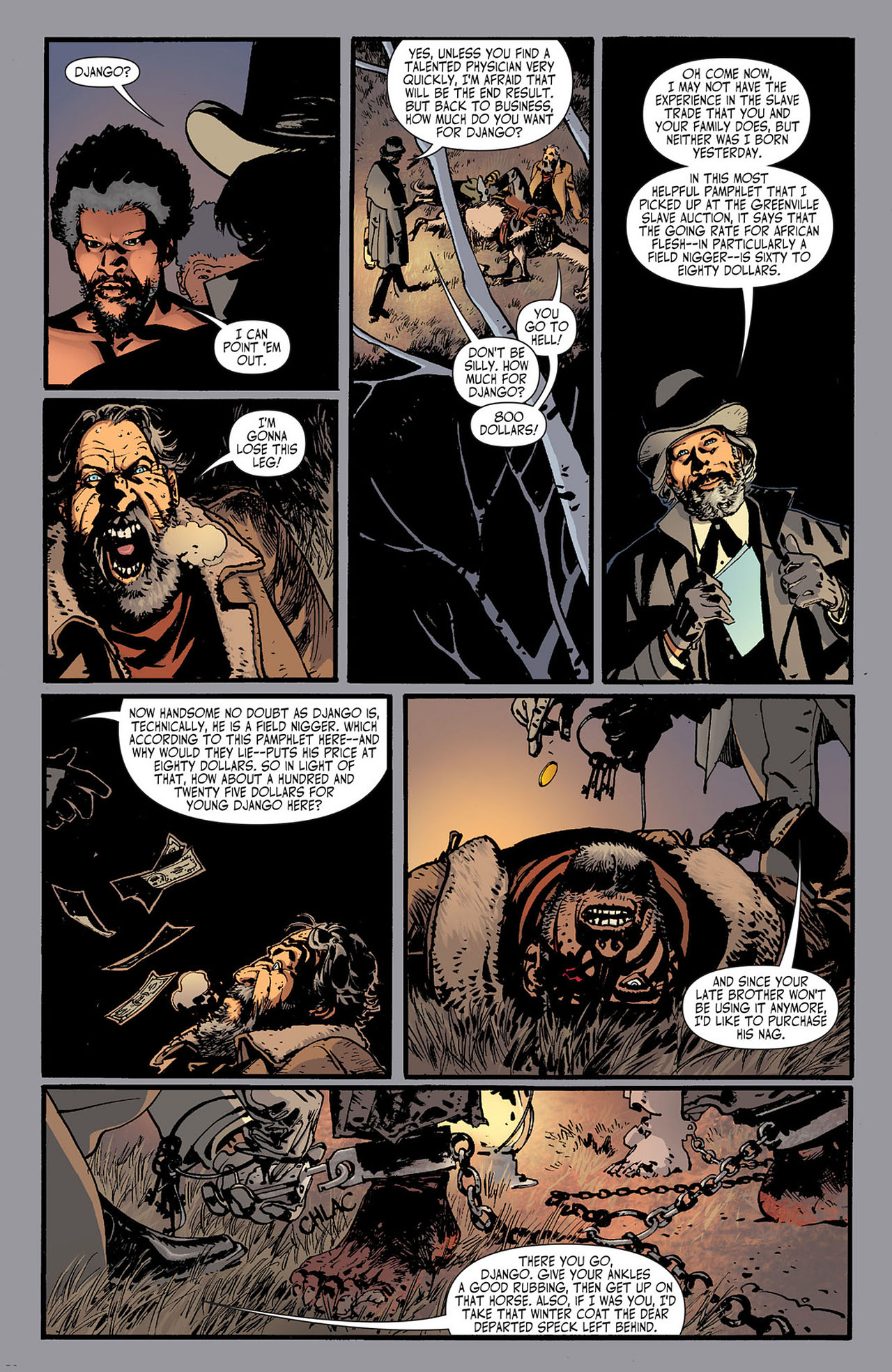 Read online Django Unchained comic -  Issue #1 - 9