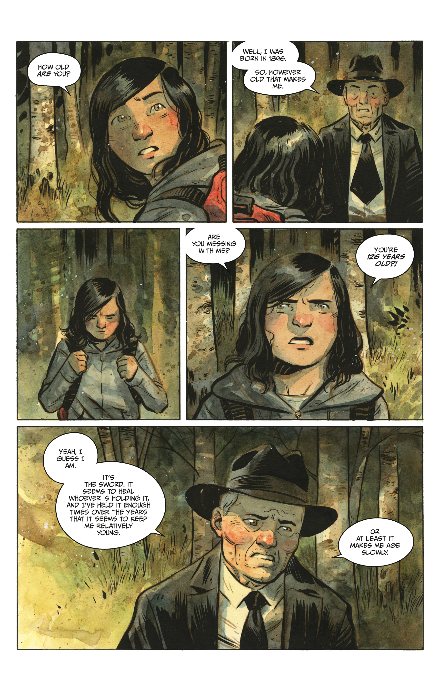 Read online The Lonesome Hunters: The Wolf Child comic -  Issue #3 - 9