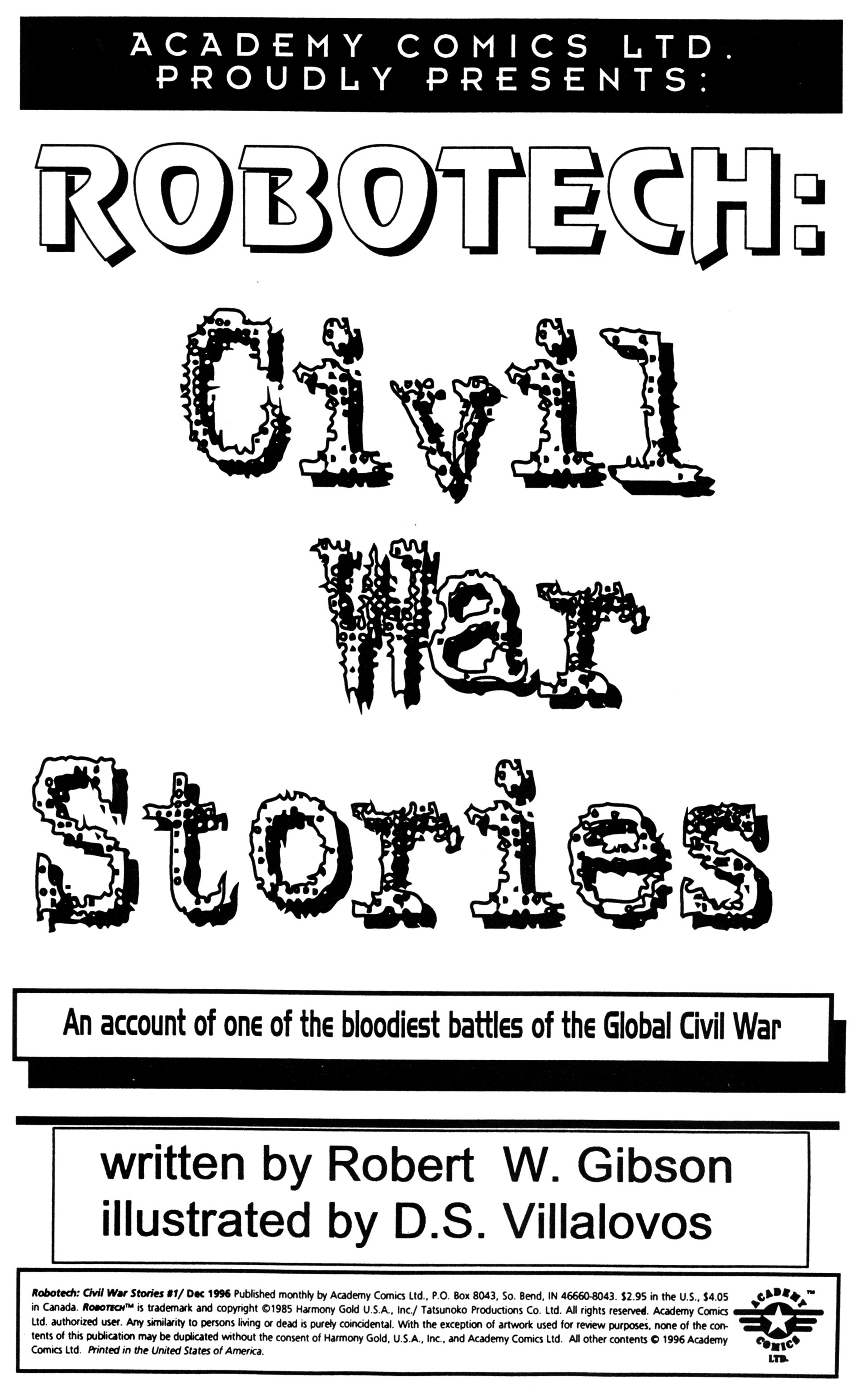 Read online Robotech: Civil War Stories comic -  Issue # Full - 2