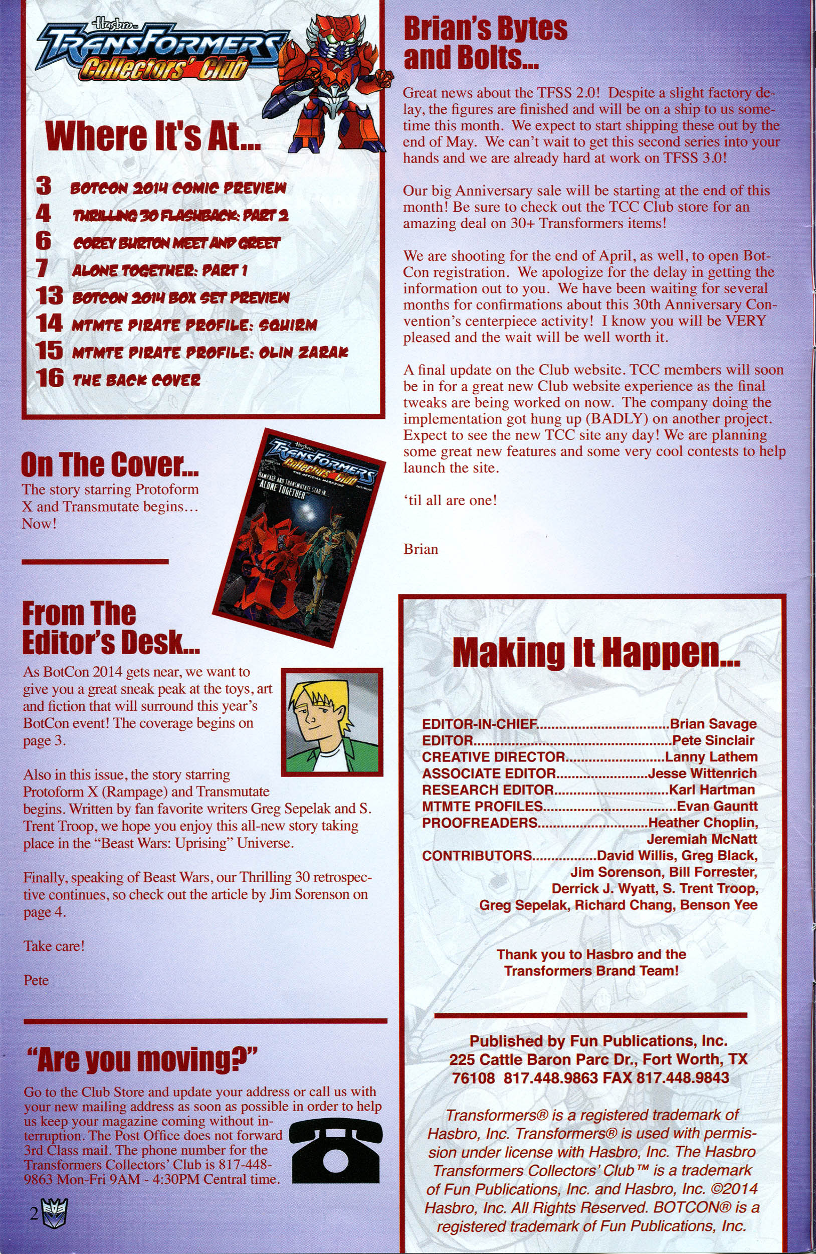 Read online Transformers: Collectors' Club comic -  Issue #56 - 2