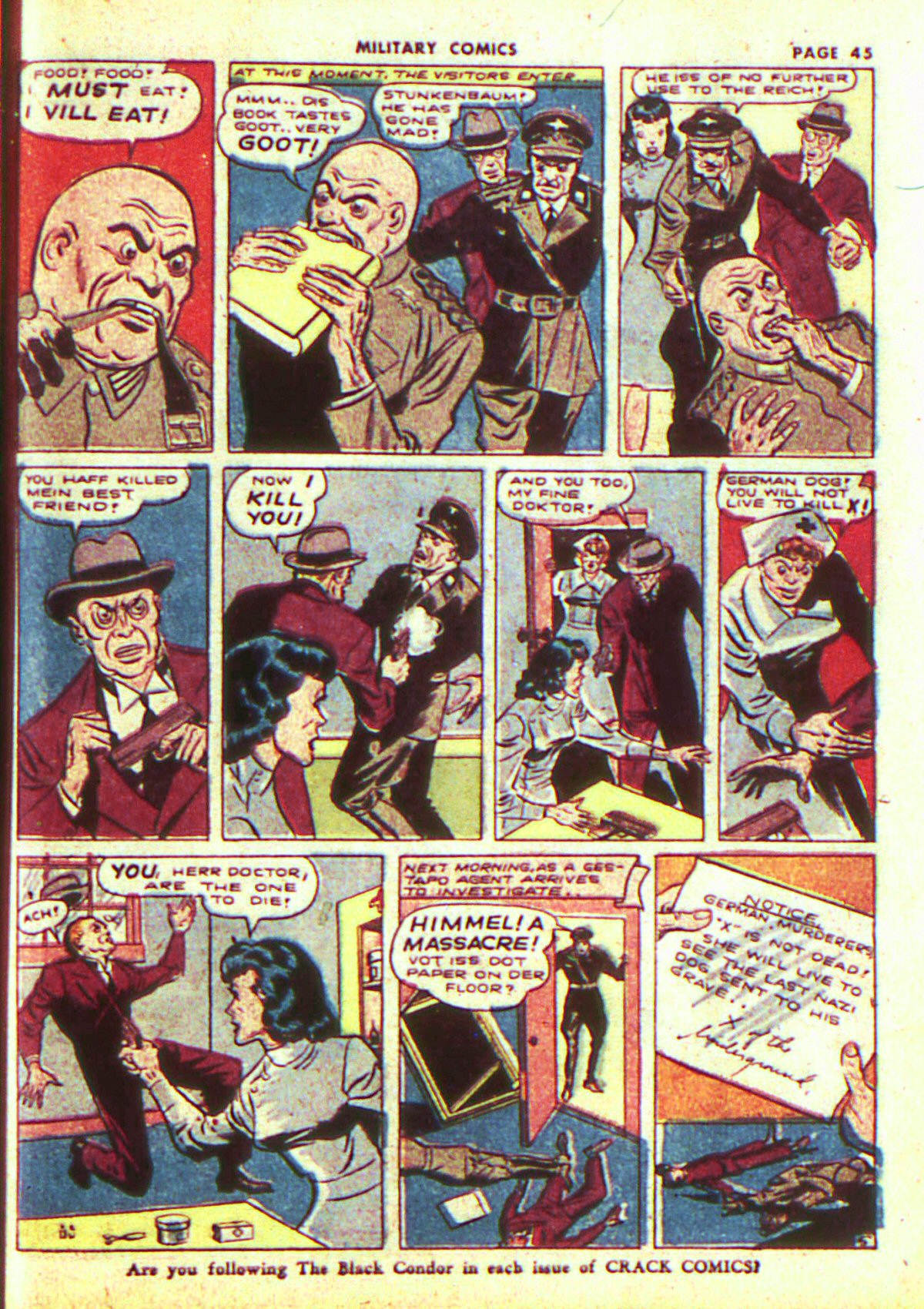 Read online Military Comics comic -  Issue #13 - 47