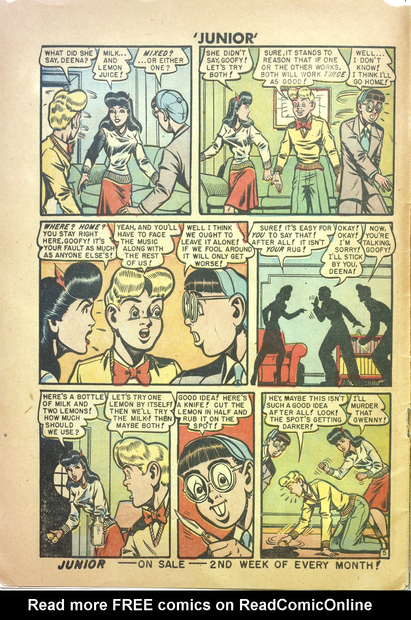 Read online Junior (1947) comic -  Issue #13 - 6