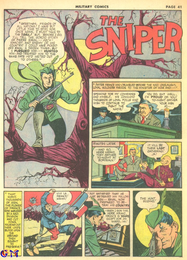 Read online Military Comics comic -  Issue #8 - 43