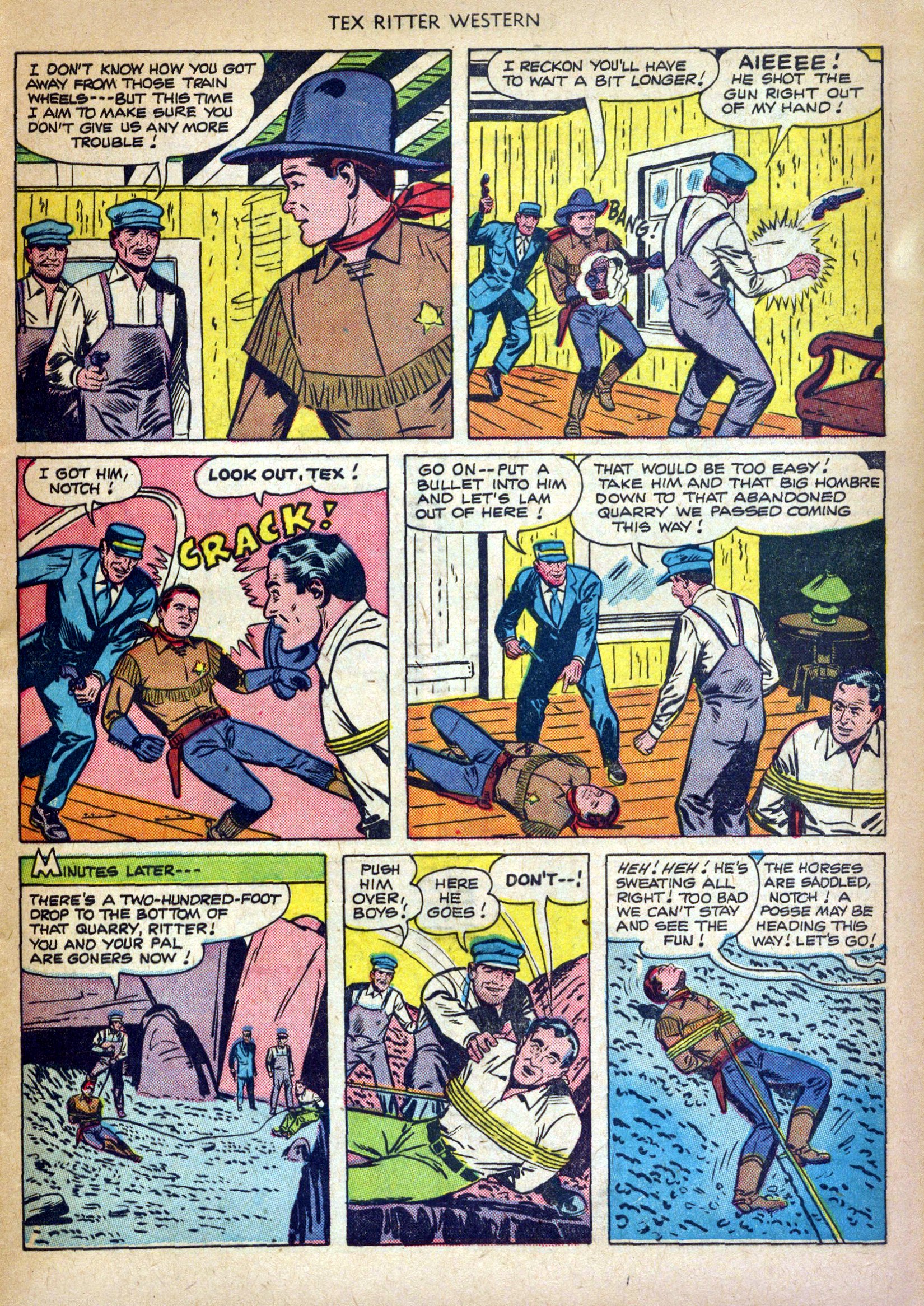 Read online Tex Ritter Western comic -  Issue #4 - 9