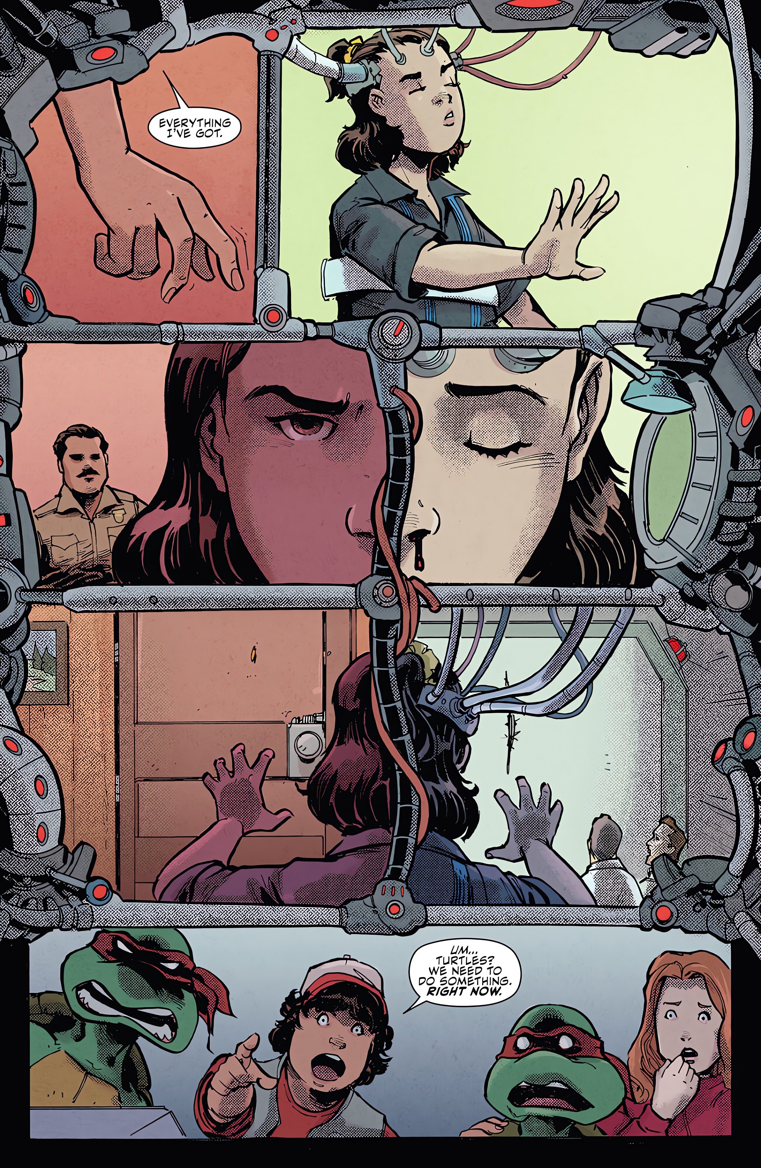 Read online Teenage Mutant Ninja Turtles x Stranger Things comic -  Issue #2 - 12