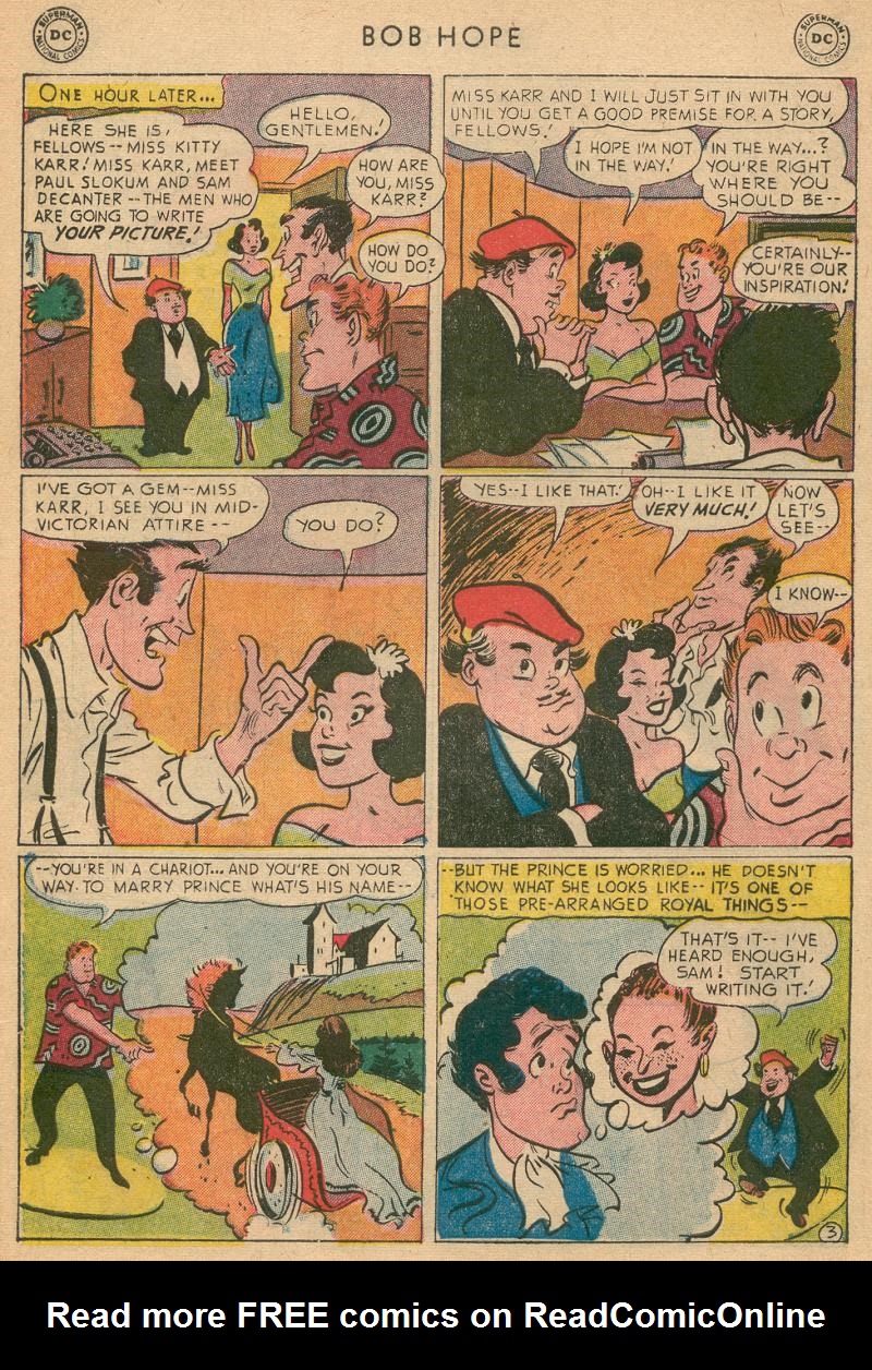 Read online The Adventures of Bob Hope comic -  Issue #18 - 38