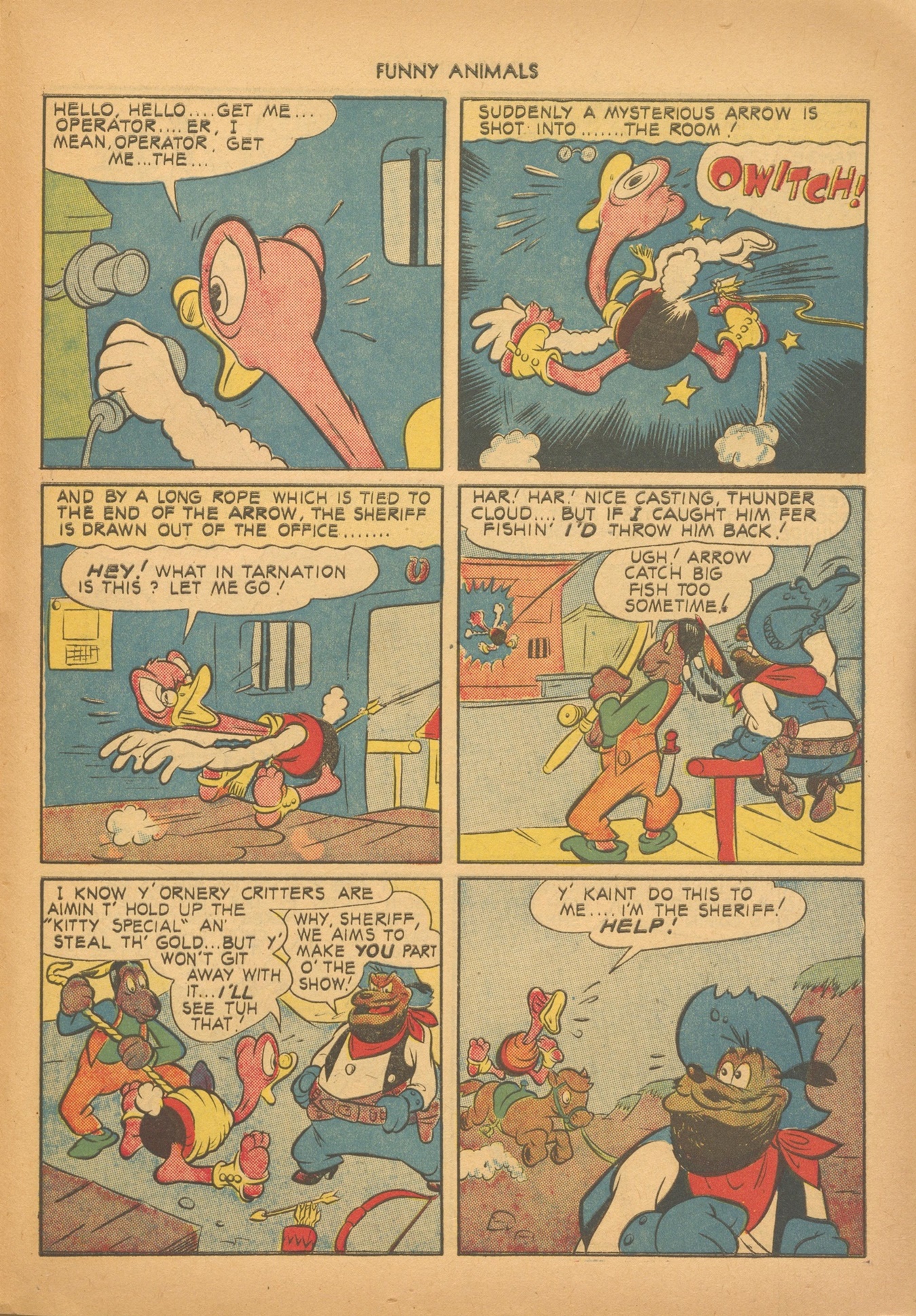 Read online Fawcett's Funny Animals comic -  Issue #12 - 47