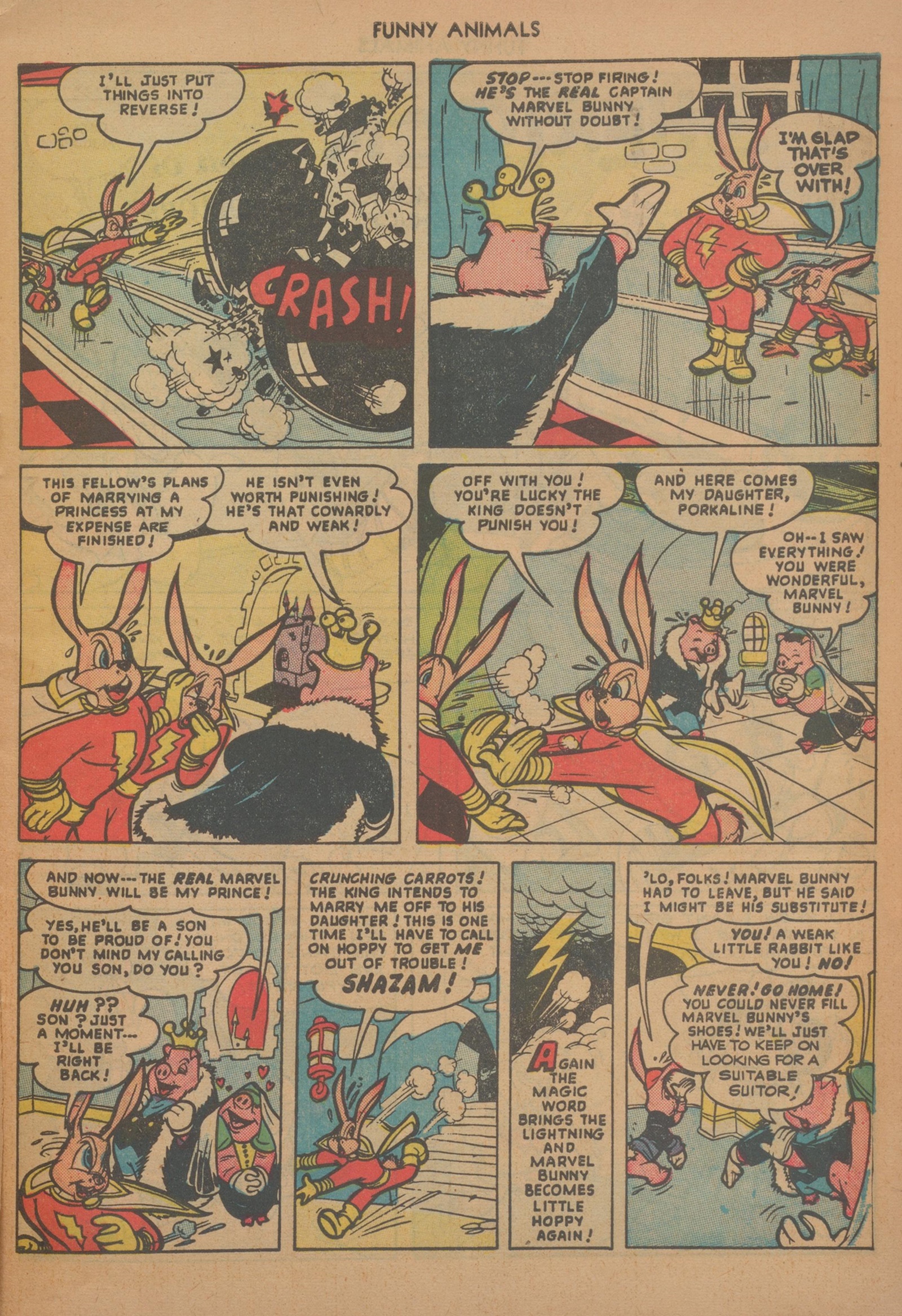 Read online Fawcett's Funny Animals comic -  Issue #63 - 7