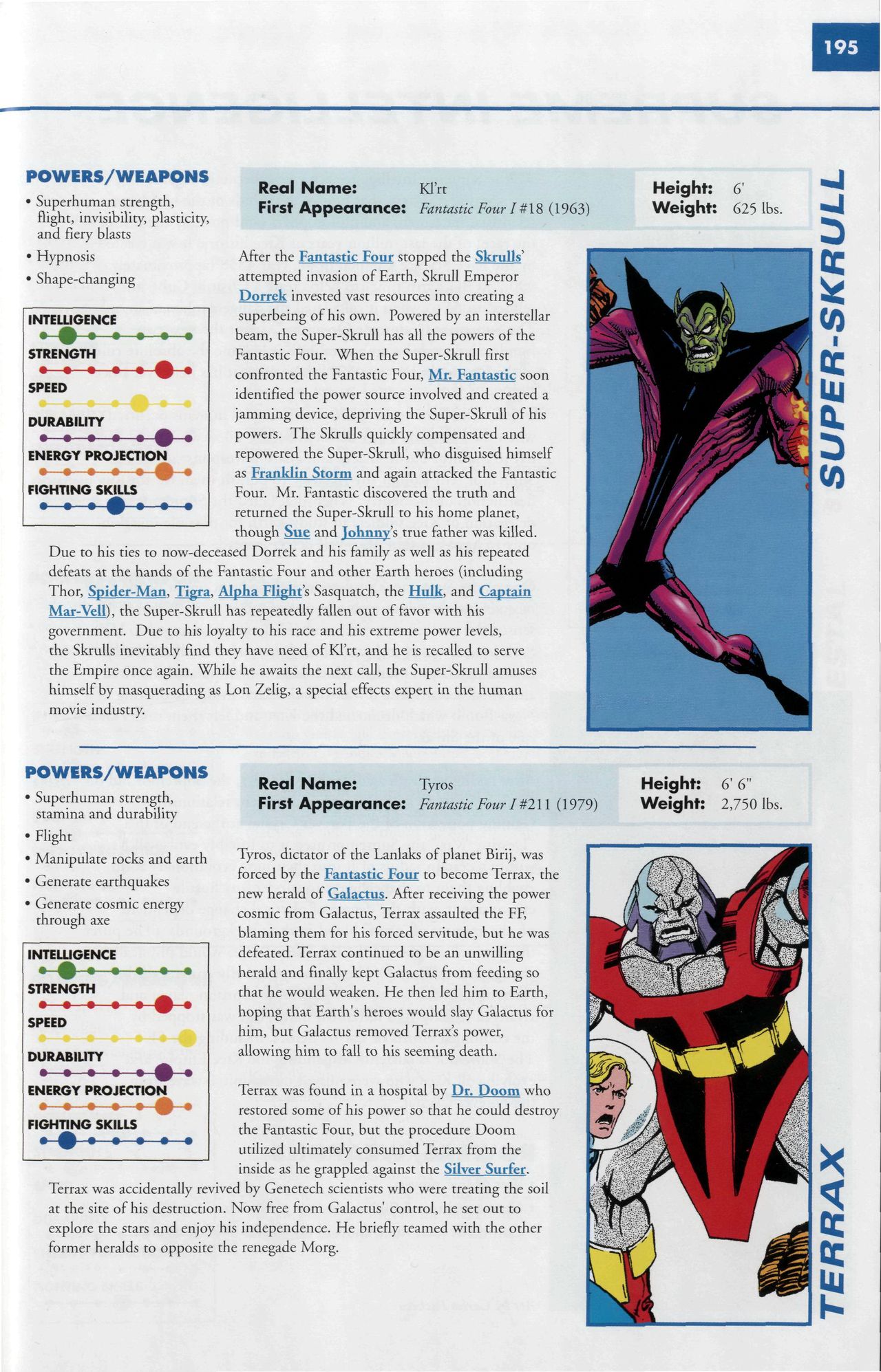 Read online Marvel Encyclopedia comic -  Issue # TPB 6 - 198
