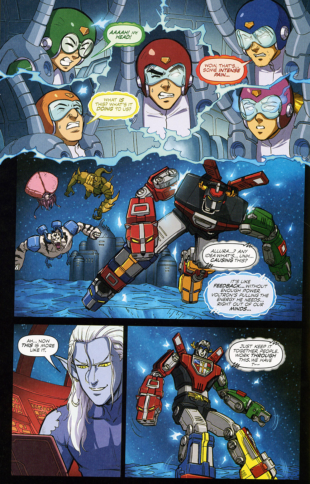 Read online Voltron: Defender of the Universe comic -  Issue #5 - 6