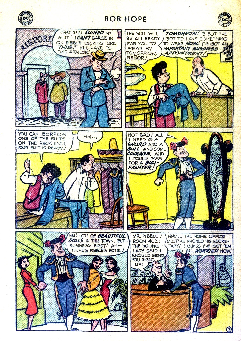 Read online The Adventures of Bob Hope comic -  Issue #32 - 9