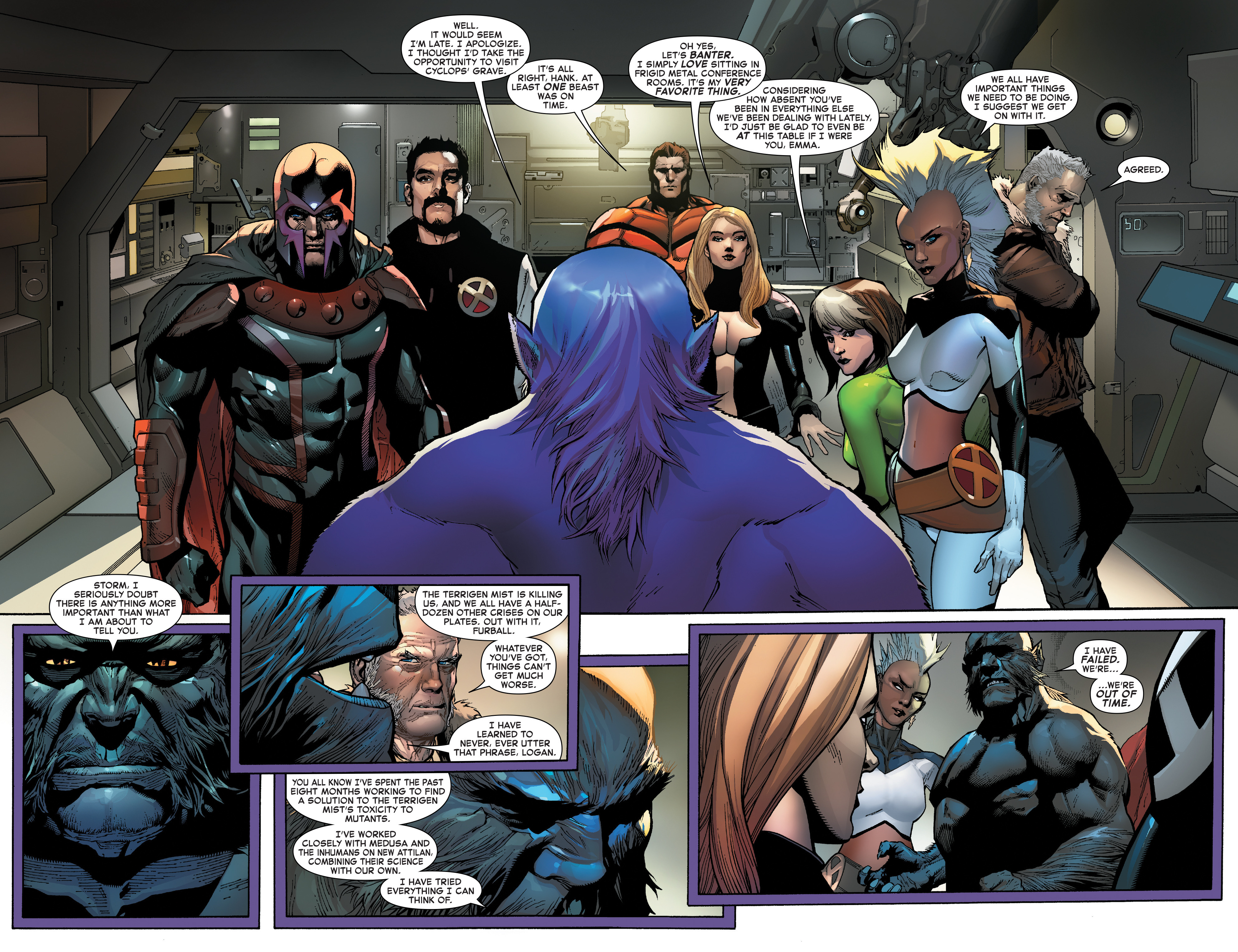 Read online Inhumans Vs. X-Men comic -  Issue #1 - 5