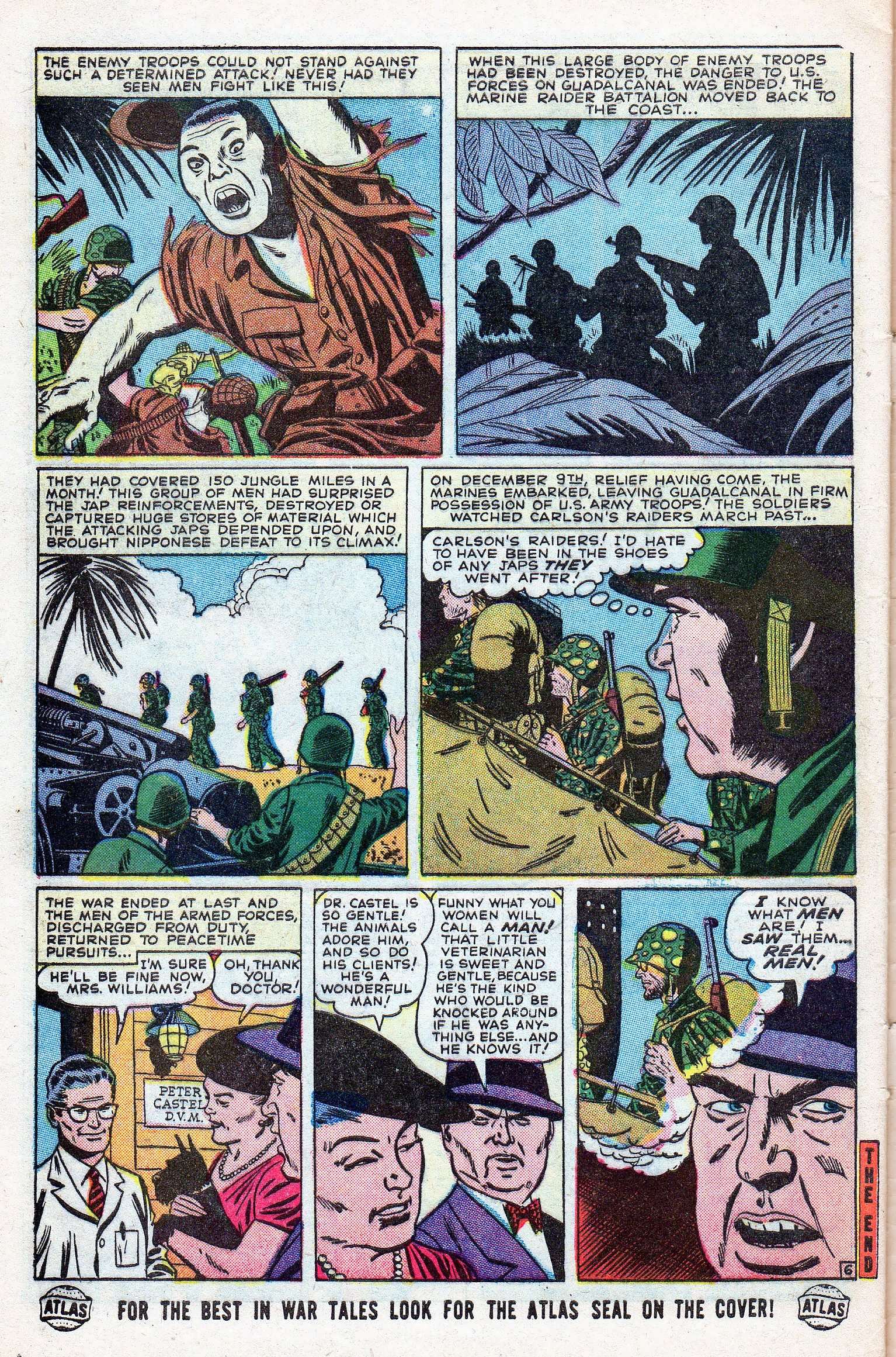 Read online Marines in Action comic -  Issue #3 - 31