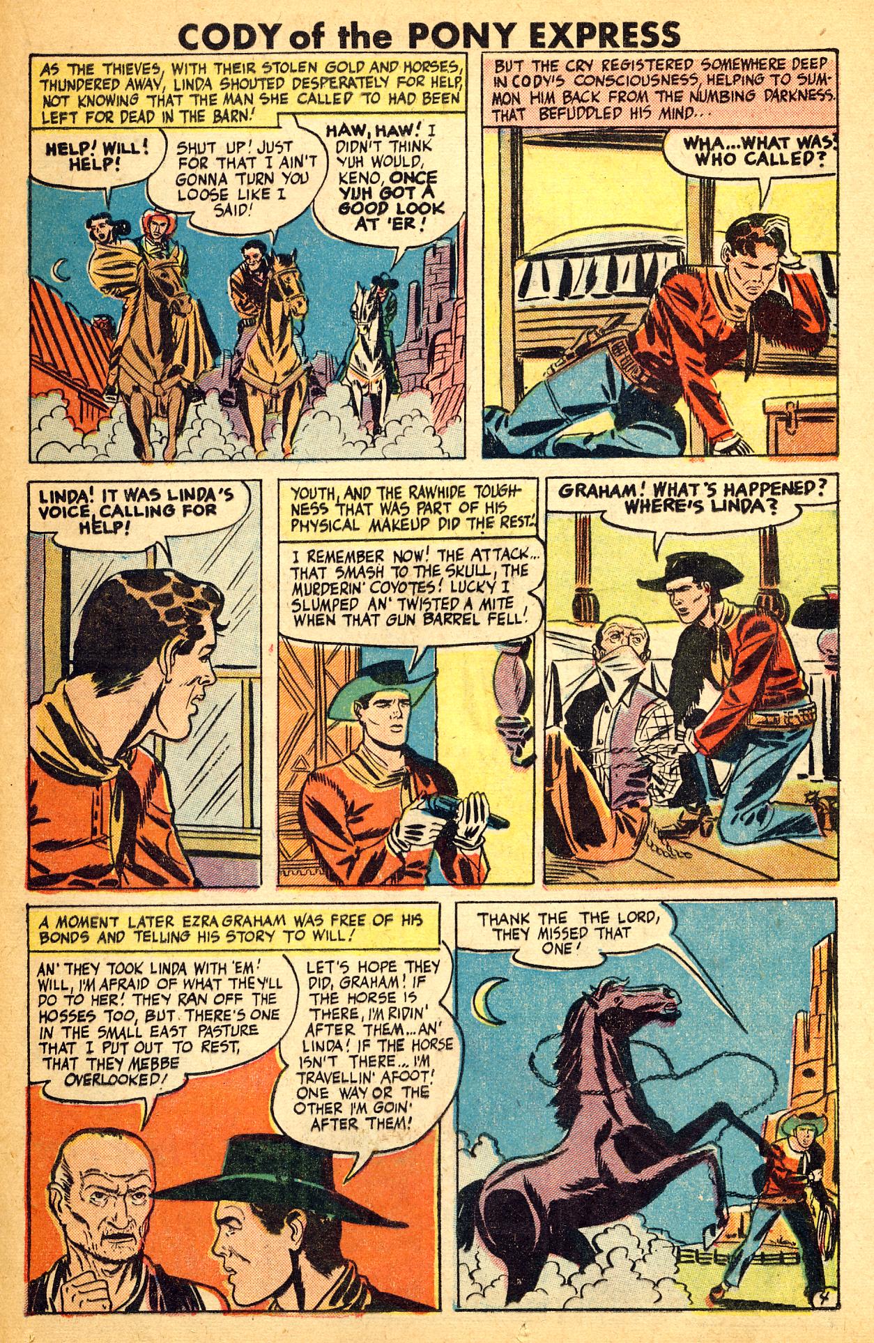 Read online Cody of the Pony Express comic -  Issue # Full - 25
