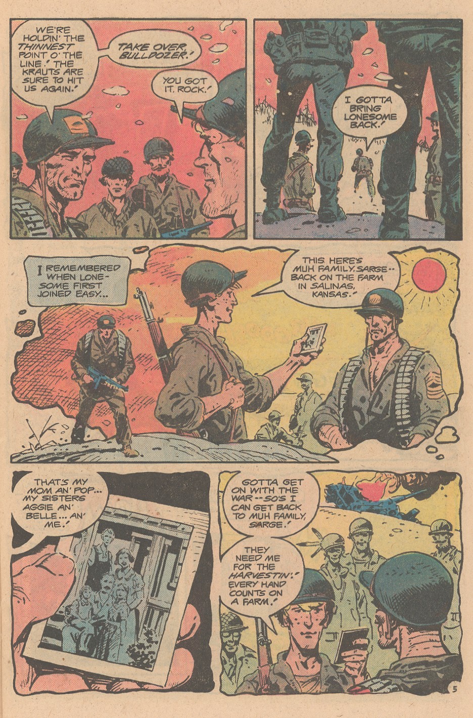 Read online Sgt. Rock comic -  Issue #350 - 6