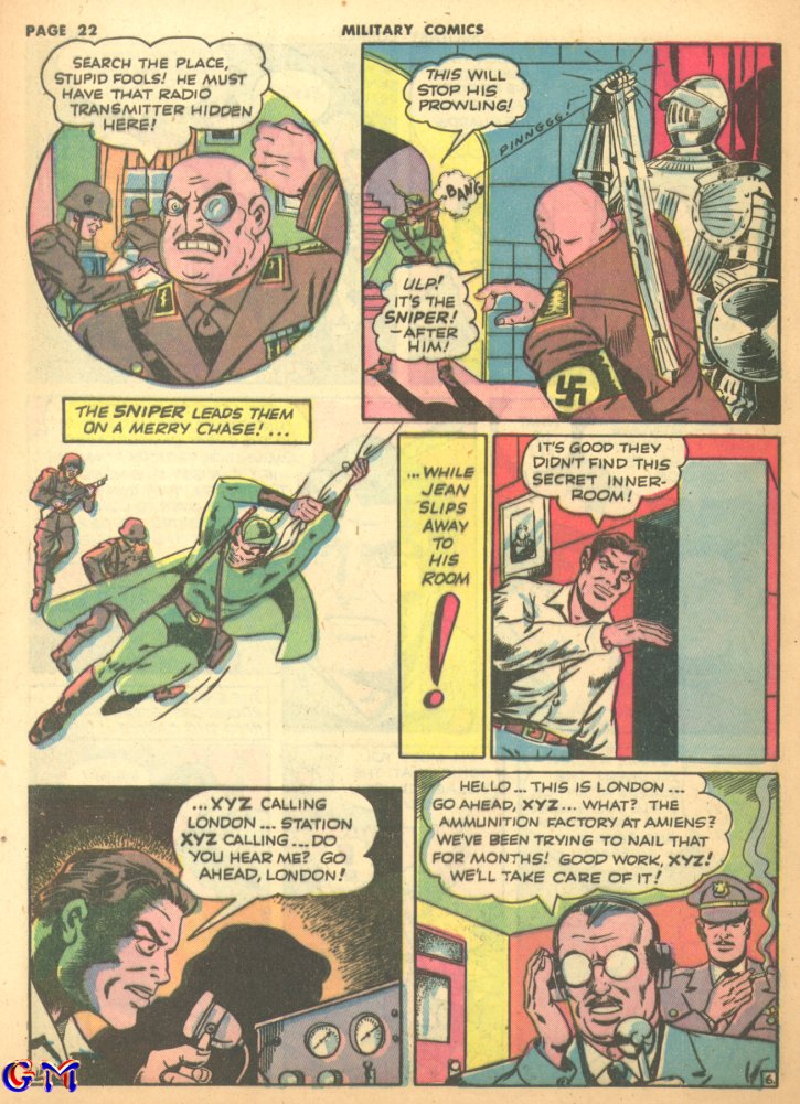 Read online Military Comics comic -  Issue #17 - 24