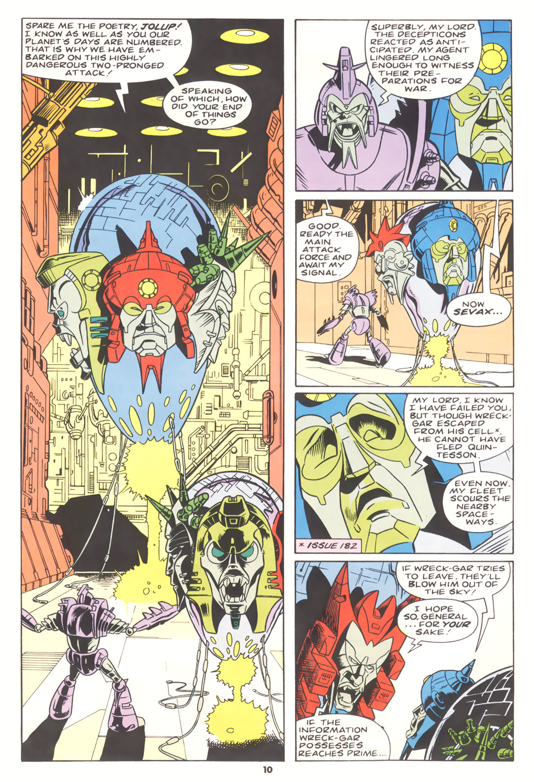 Read online The Transformers (UK) comic -  Issue #184 - 9