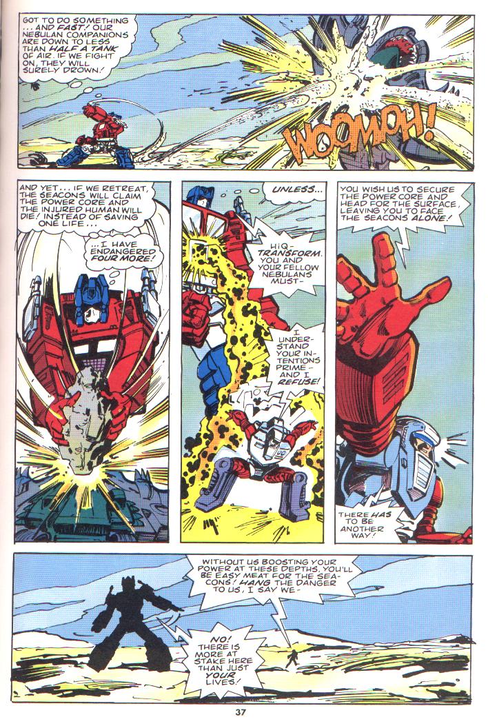 Read online The Transformers Annual comic -  Issue #1989 - 35