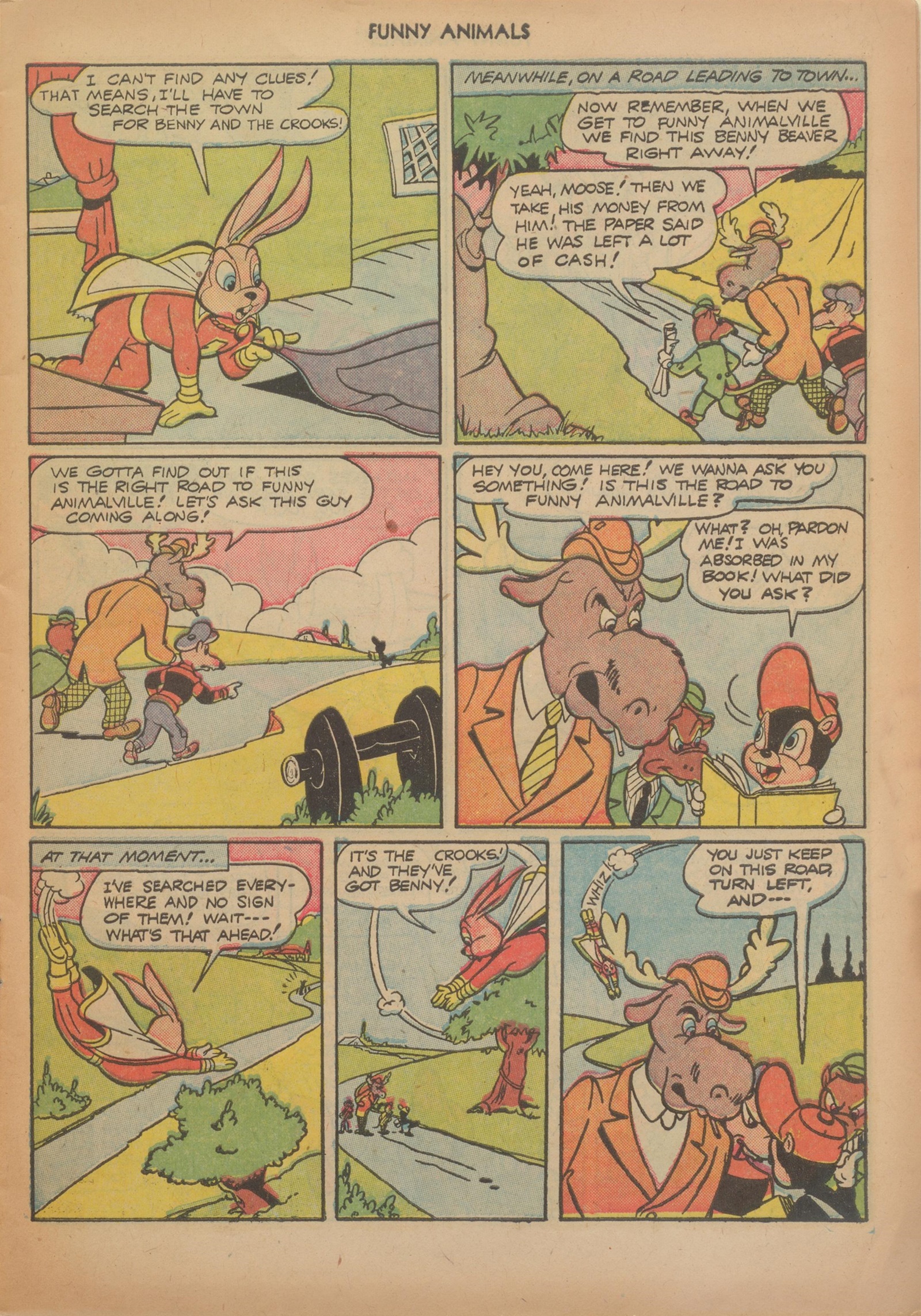 Read online Fawcett's Funny Animals comic -  Issue #67 - 7