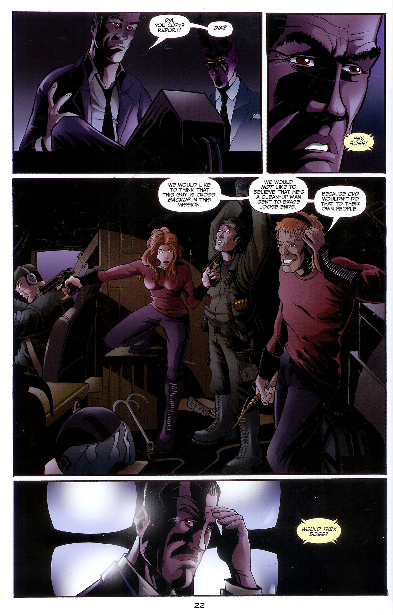 Read online CVO: Covert Vampiric Operations - African Blood comic -  Issue #4 - 23