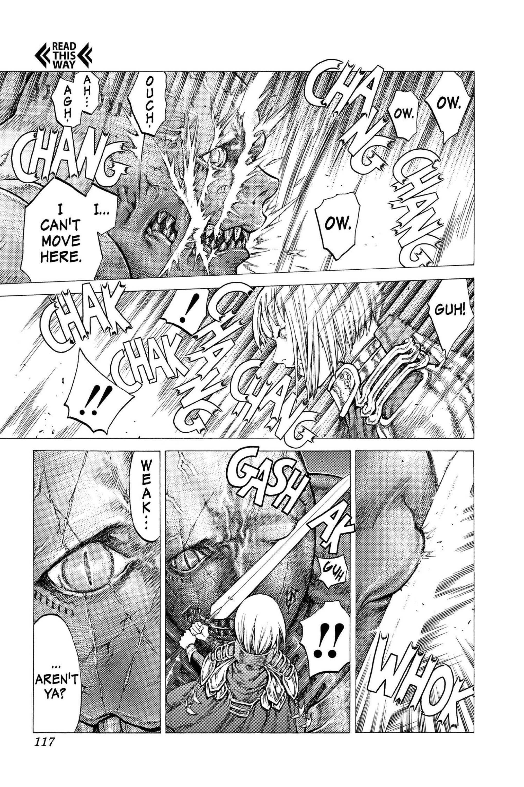 Read online Claymore comic -  Issue #8 - 108