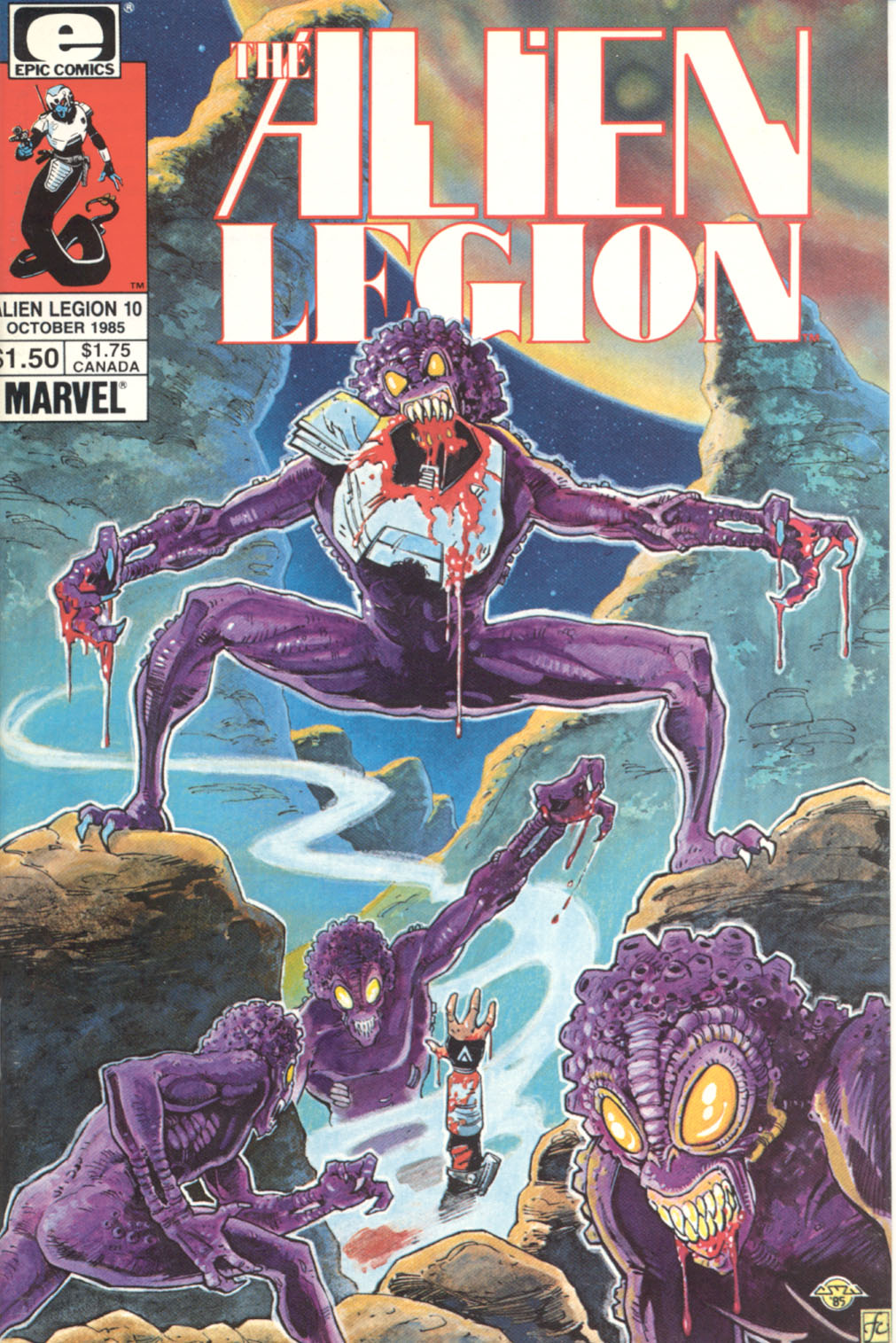 Read online Alien Legion comic -  Issue #10 - 1
