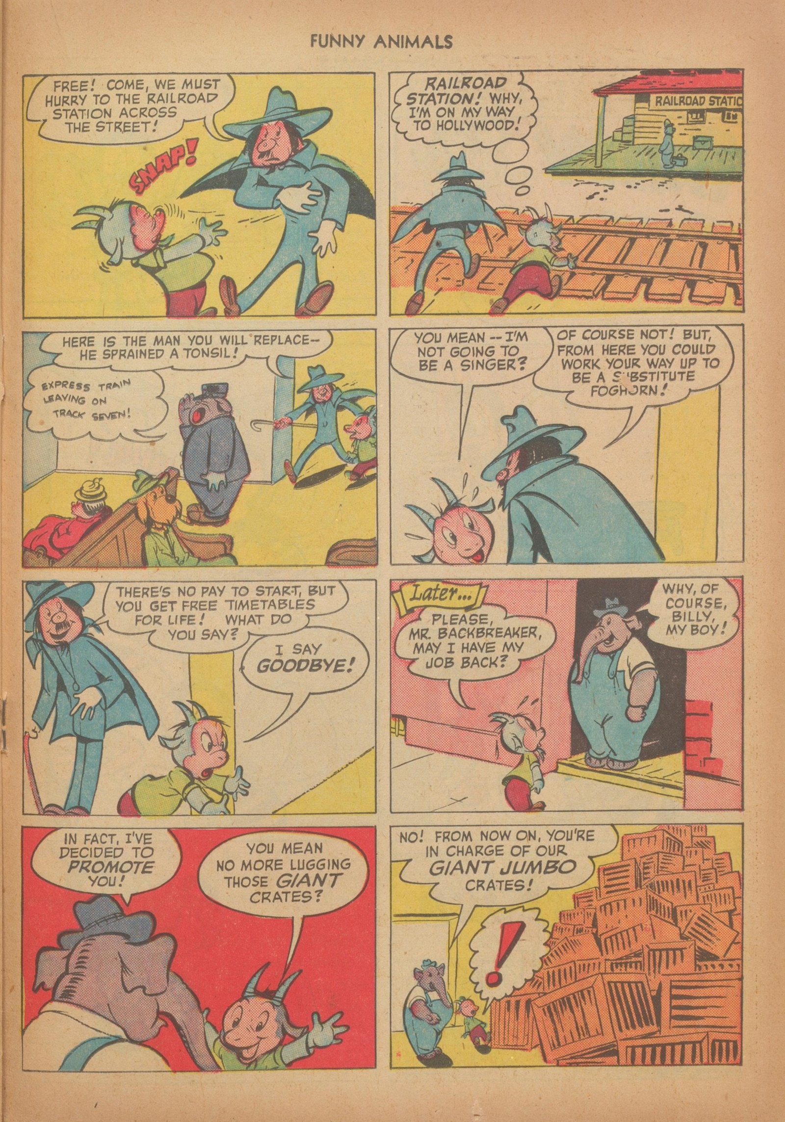 Read online Fawcett's Funny Animals comic -  Issue #72 - 23