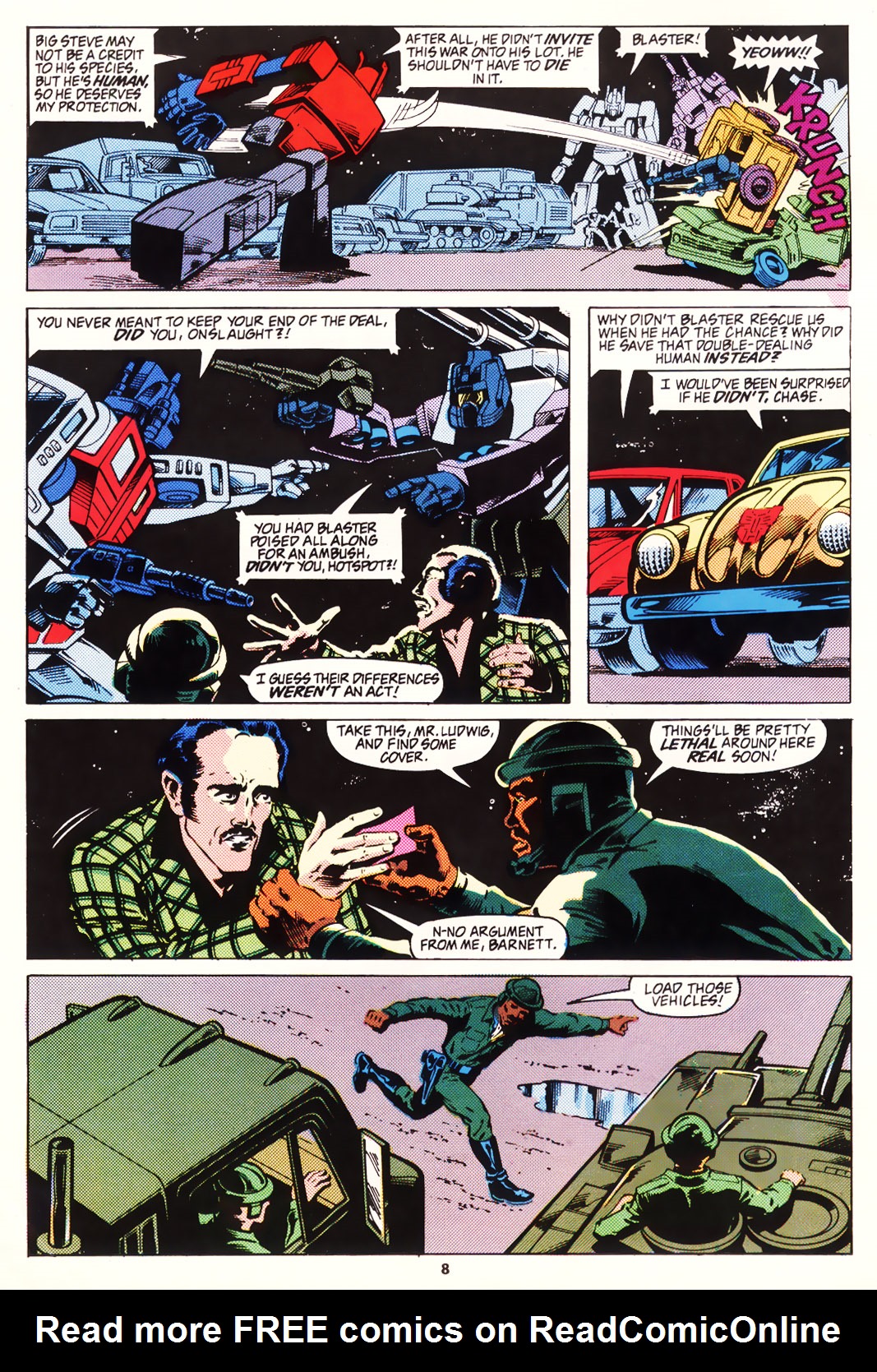 Read online The Transformers (UK) comic -  Issue #140 - 8