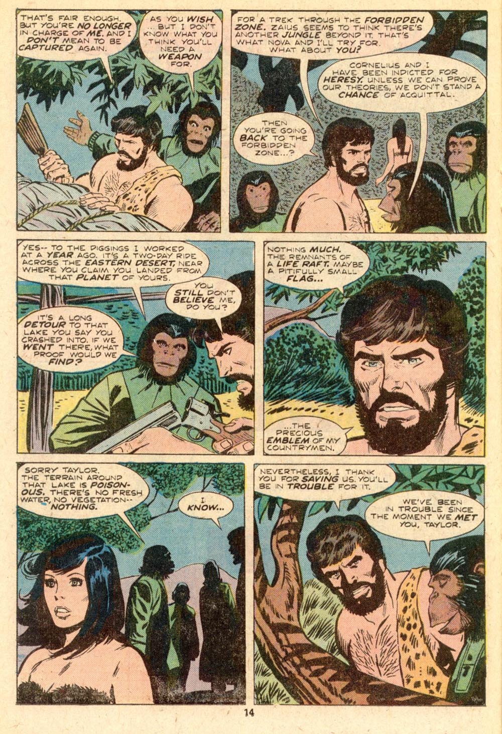 Read online Adventures on the Planet of the Apes comic -  Issue #5 - 9