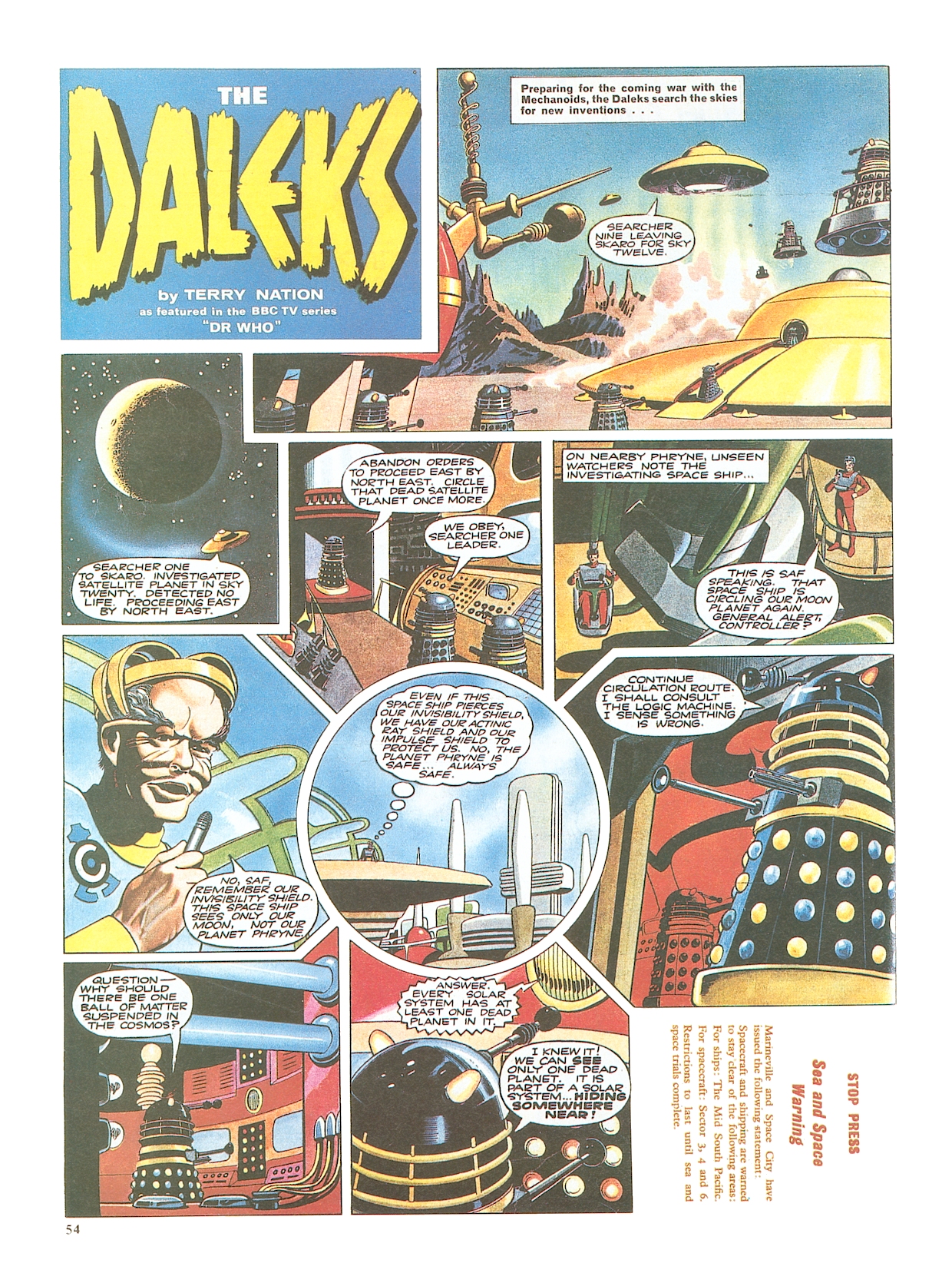 Read online Dalek Chronicles comic -  Issue # TPB - 54