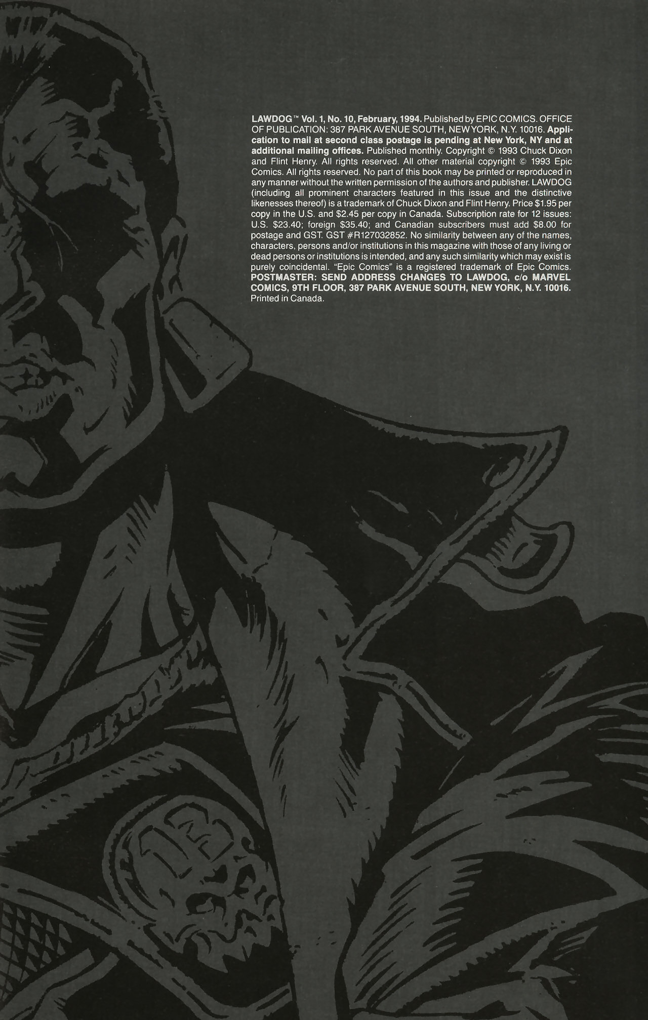 Read online Lawdog comic -  Issue #10 - 33