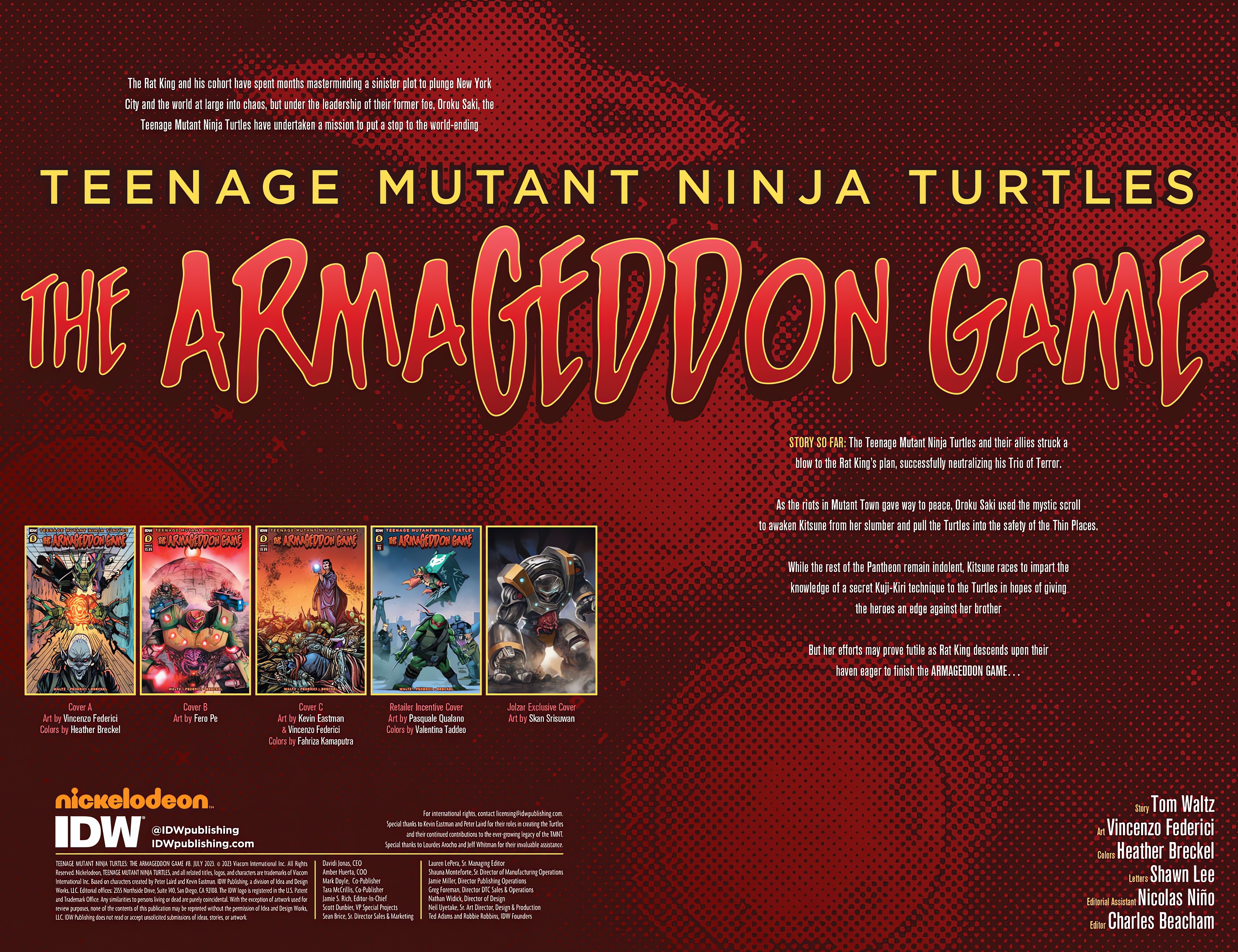 Read online Teenage Mutant Ninja Turtles: The Armageddon Game comic -  Issue #8 - 2