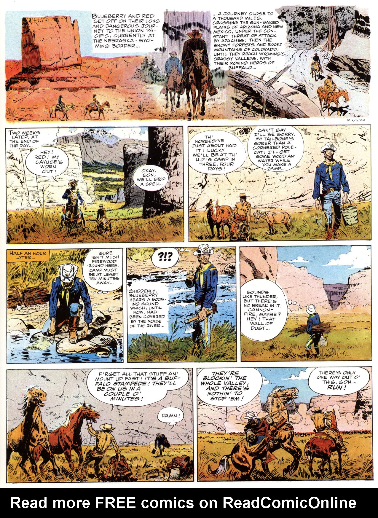 Read online Epic Graphic Novel: Lieutenant Blueberry comic -  Issue #1 - 9