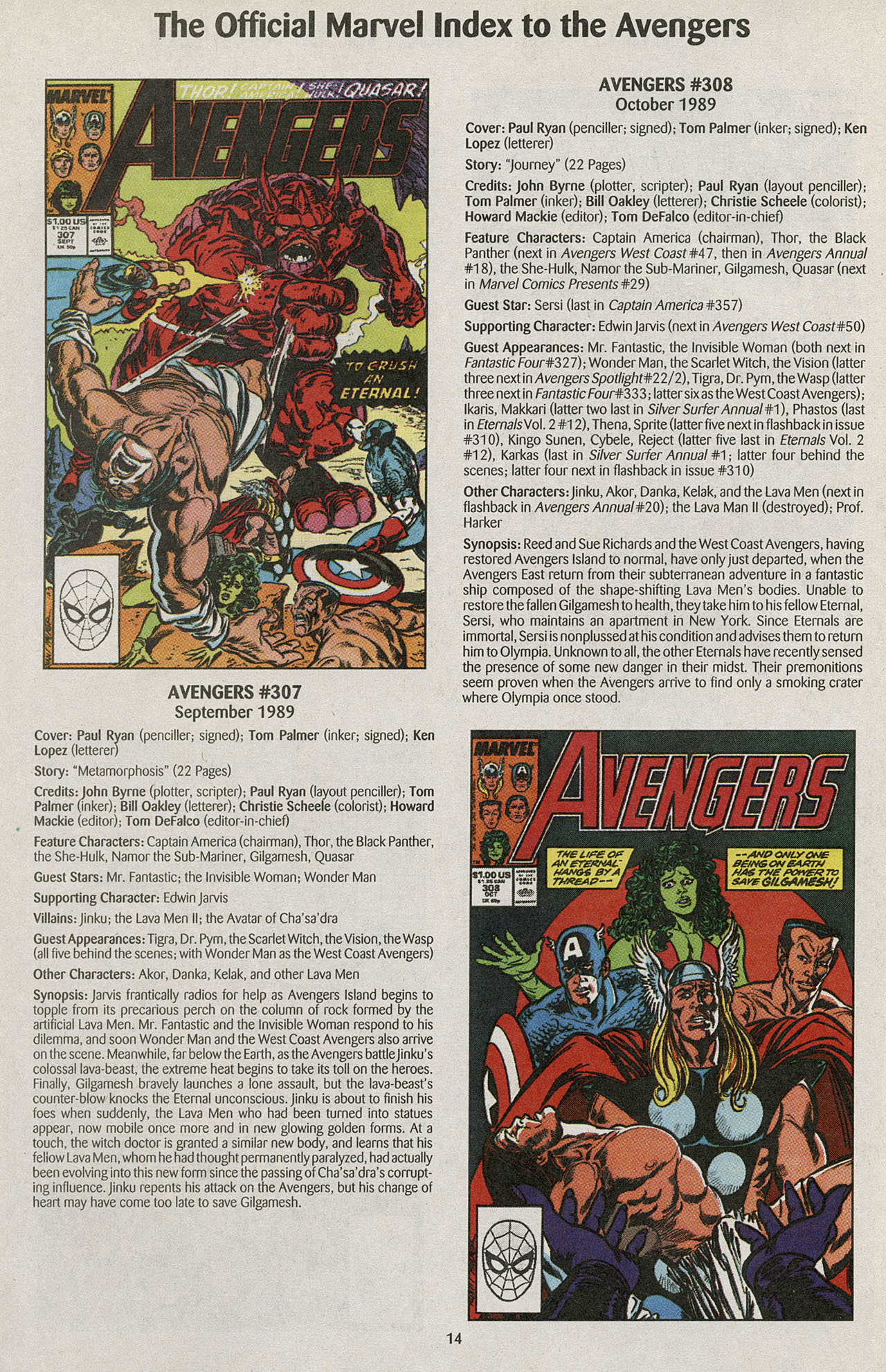 Read online The Official Marvel Index to the Avengers comic -  Issue #6 - 16