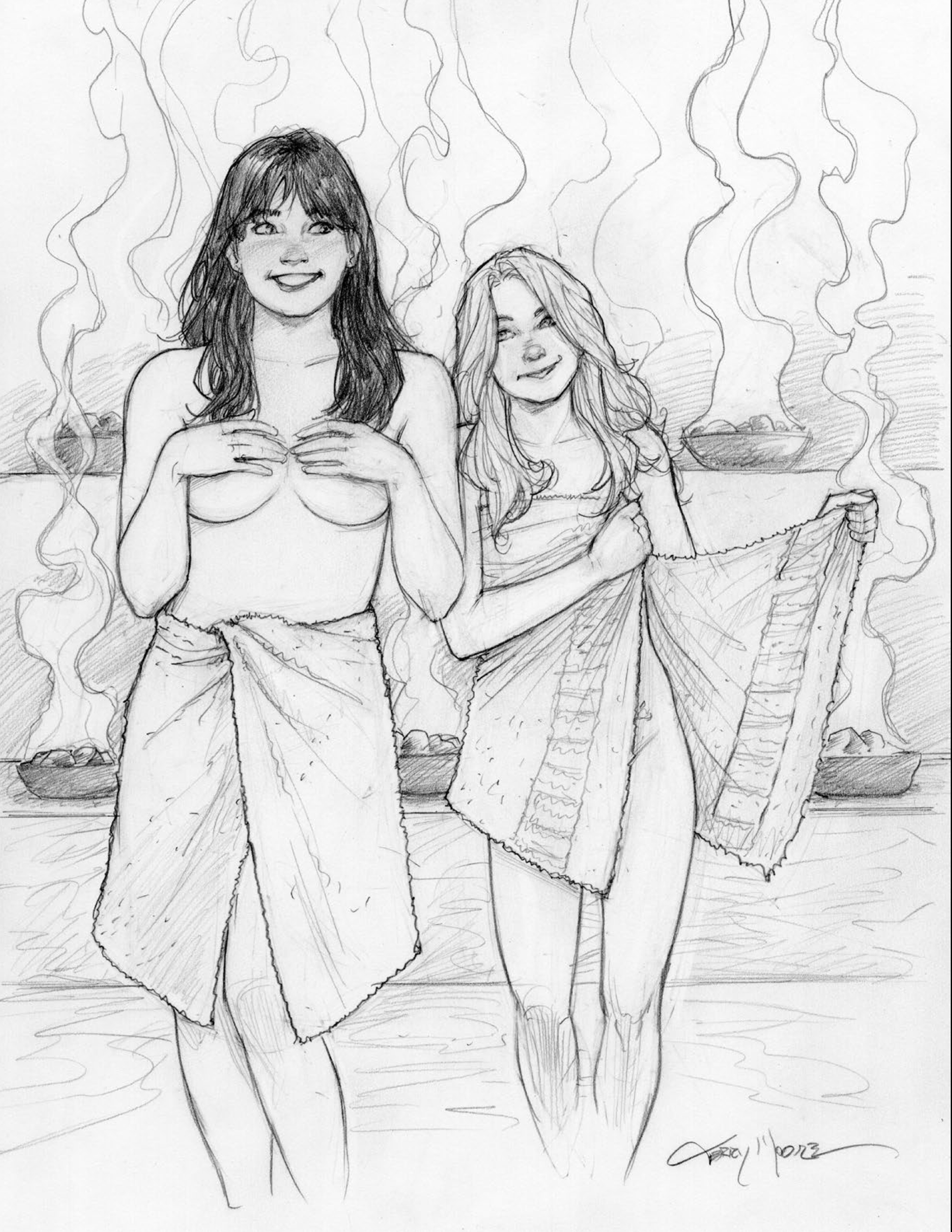 Read online Terry Moore after dark… comic -  Issue # TPB - 21