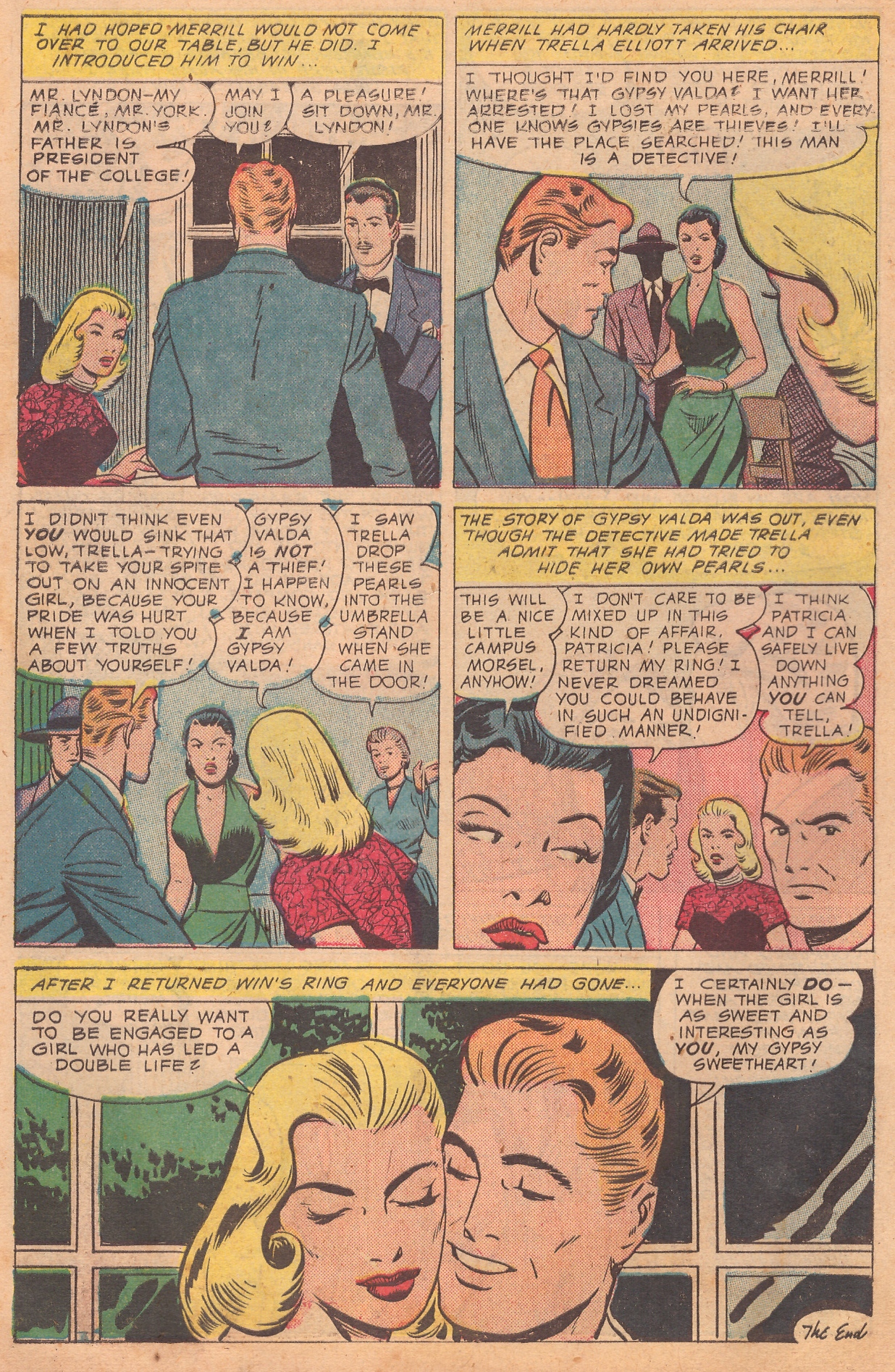 Read online Glamorous Romances comic -  Issue #52 - 34
