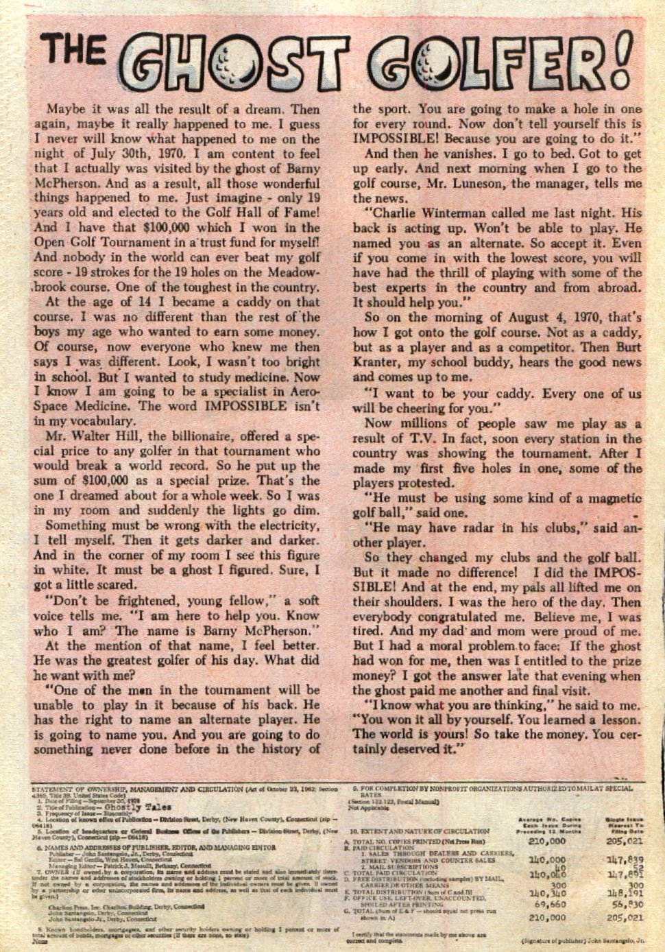 Read online Ghostly Tales comic -  Issue #86 - 22