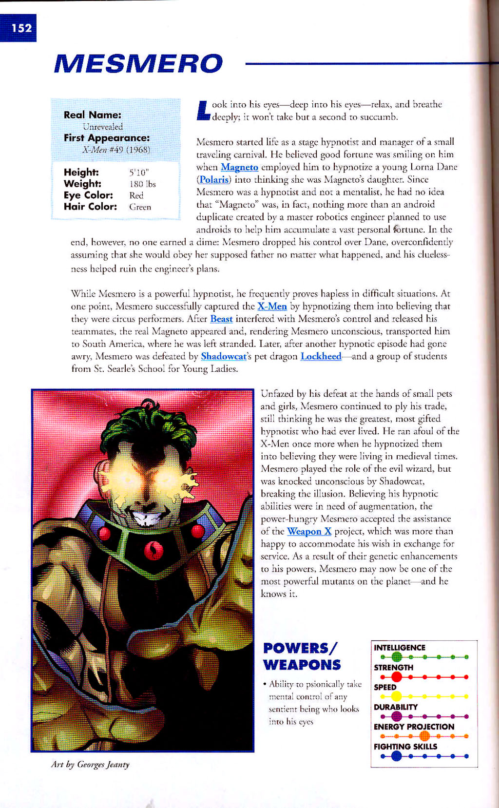 Read online Marvel Encyclopedia comic -  Issue # TPB 2 - 154
