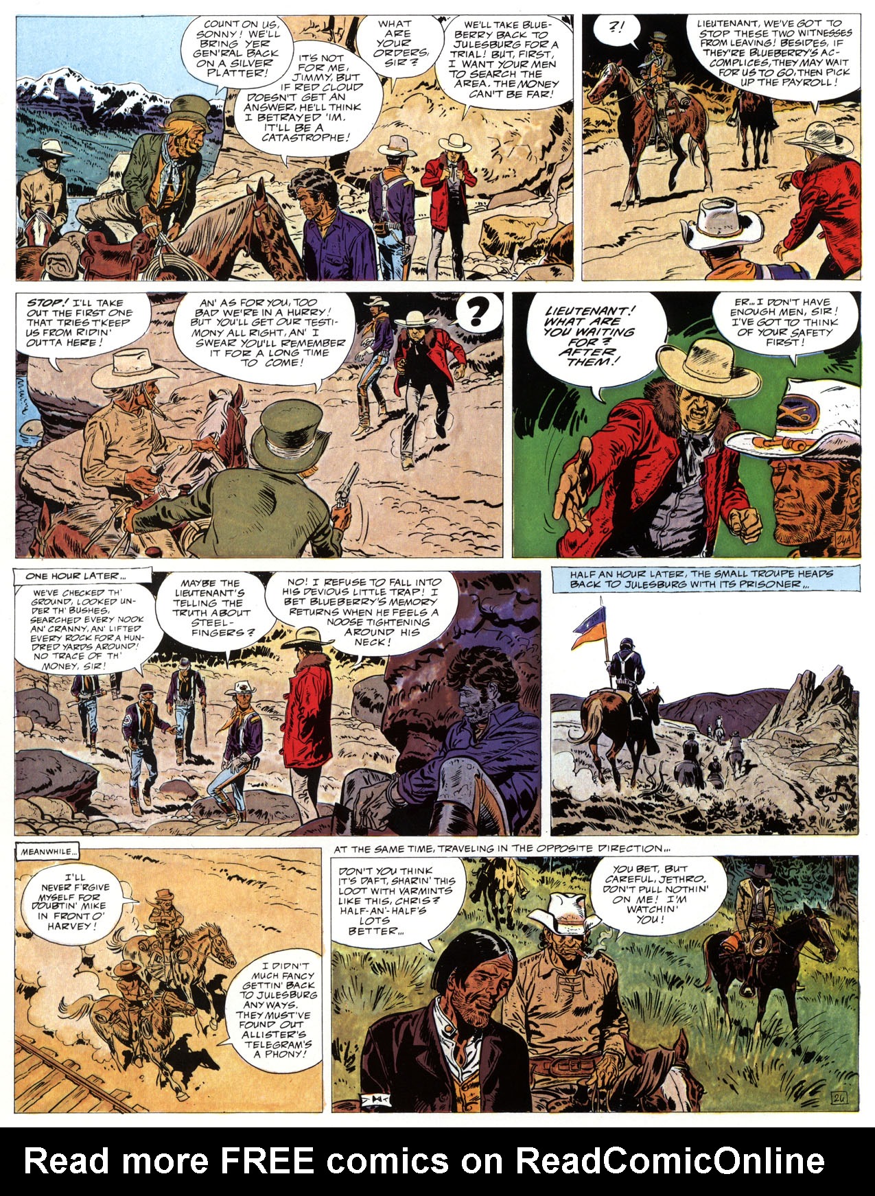 Read online Epic Graphic Novel: Lieutenant Blueberry comic -  Issue #3 - 28