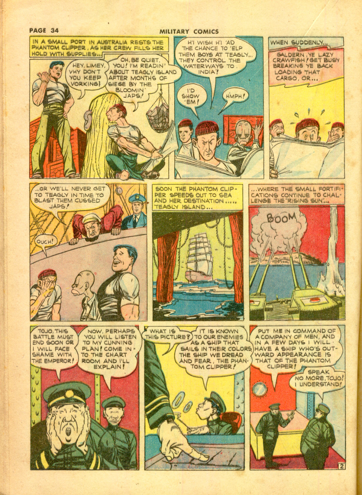 Read online Military Comics comic -  Issue #11 - 36