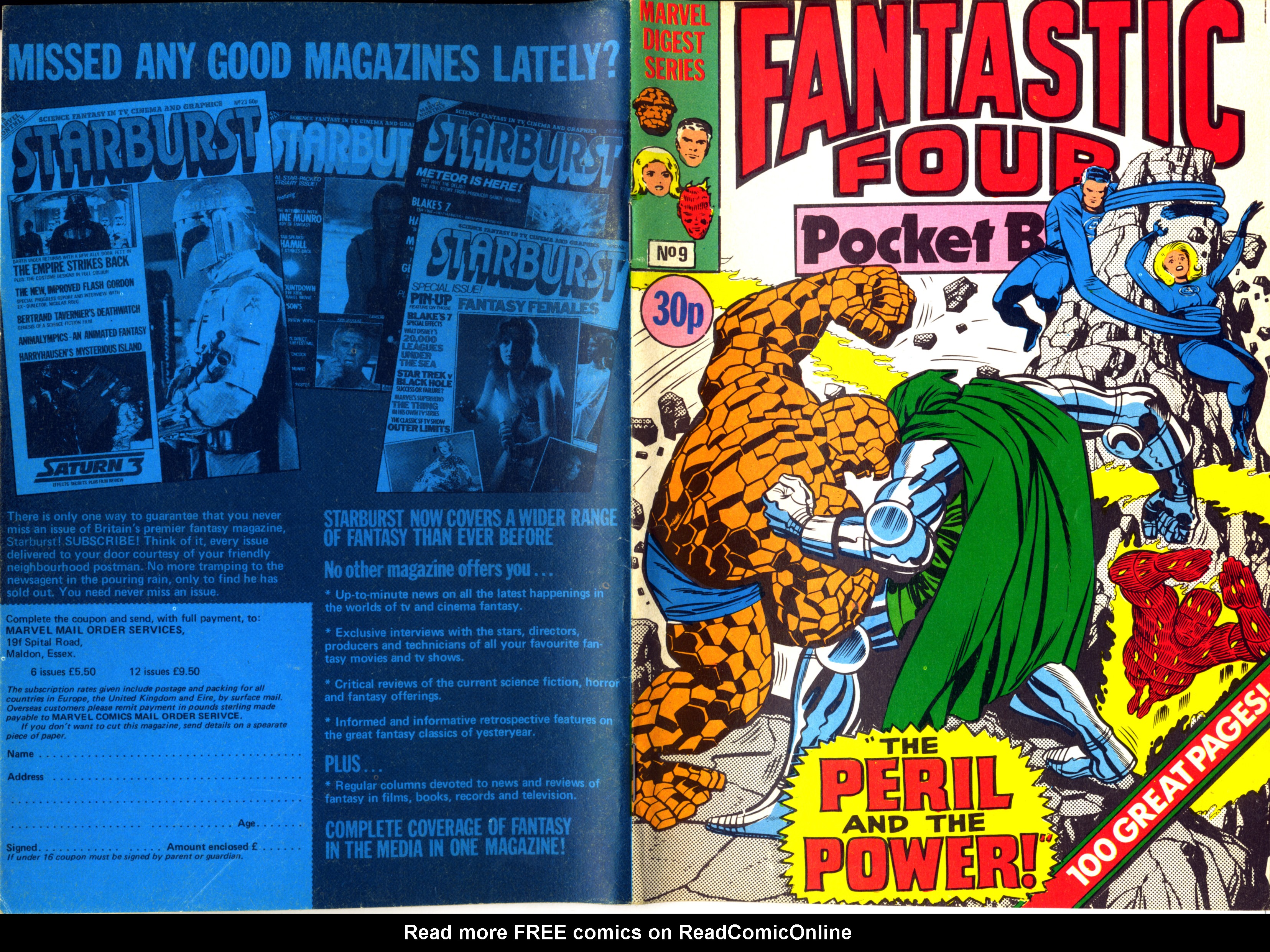 Read online Fantastic Four Pocket Book comic -  Issue #9 - 2