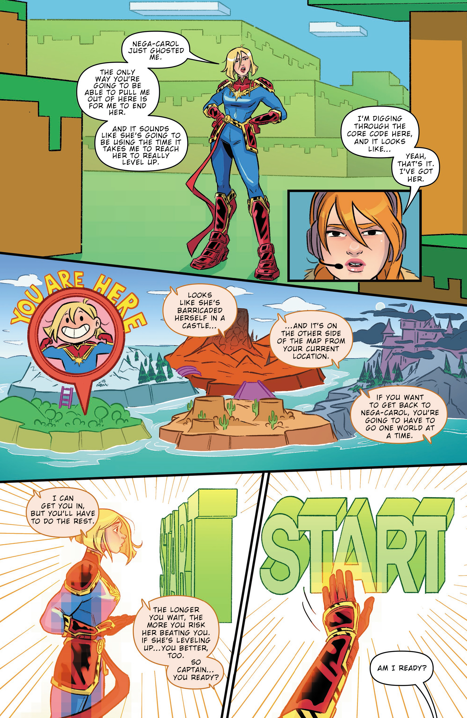 Read online Captain Marvel: Game On comic -  Issue # TPB (Part 3) - 16