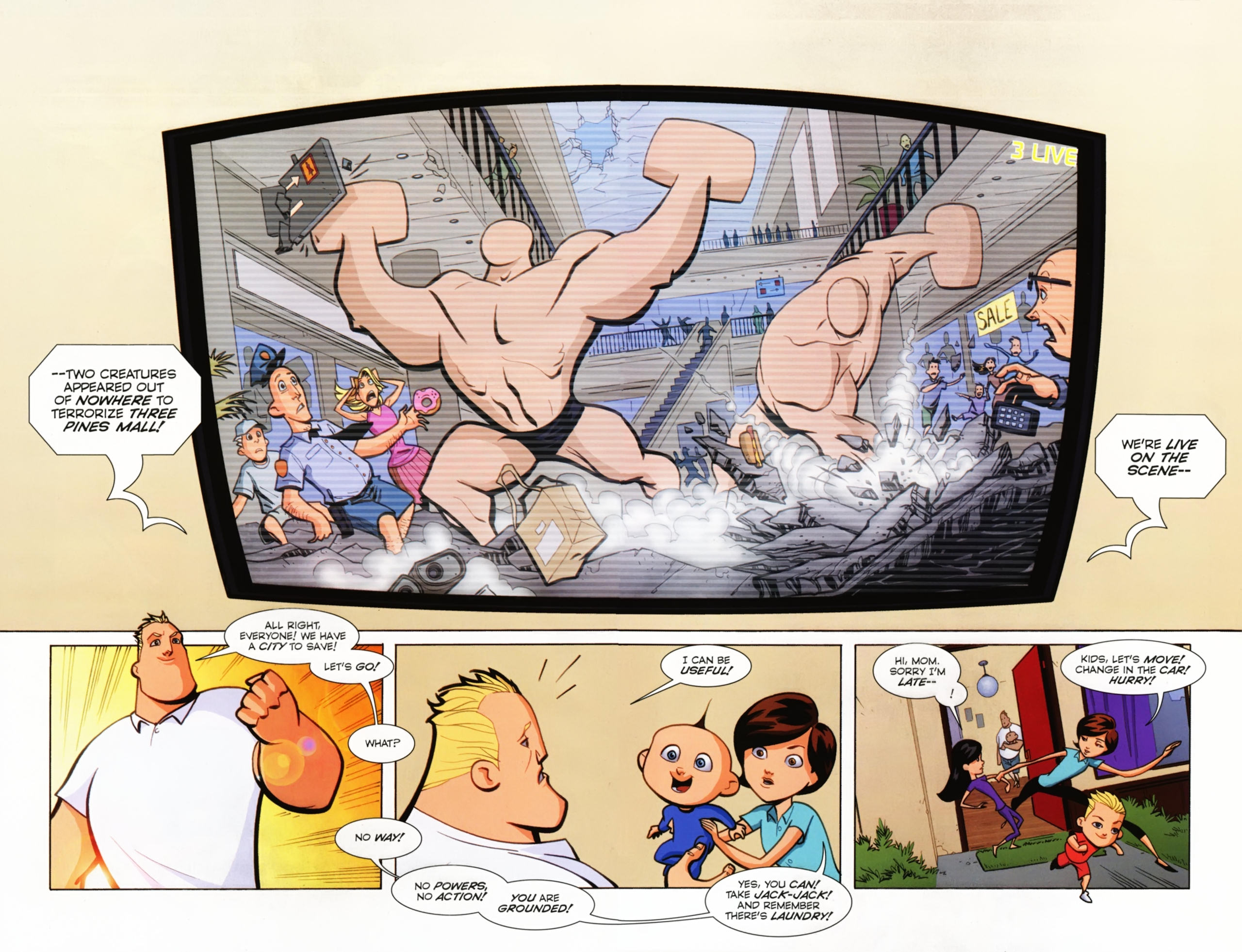 Read online The Incredibles: Family Matters comic -  Issue #3 - 9