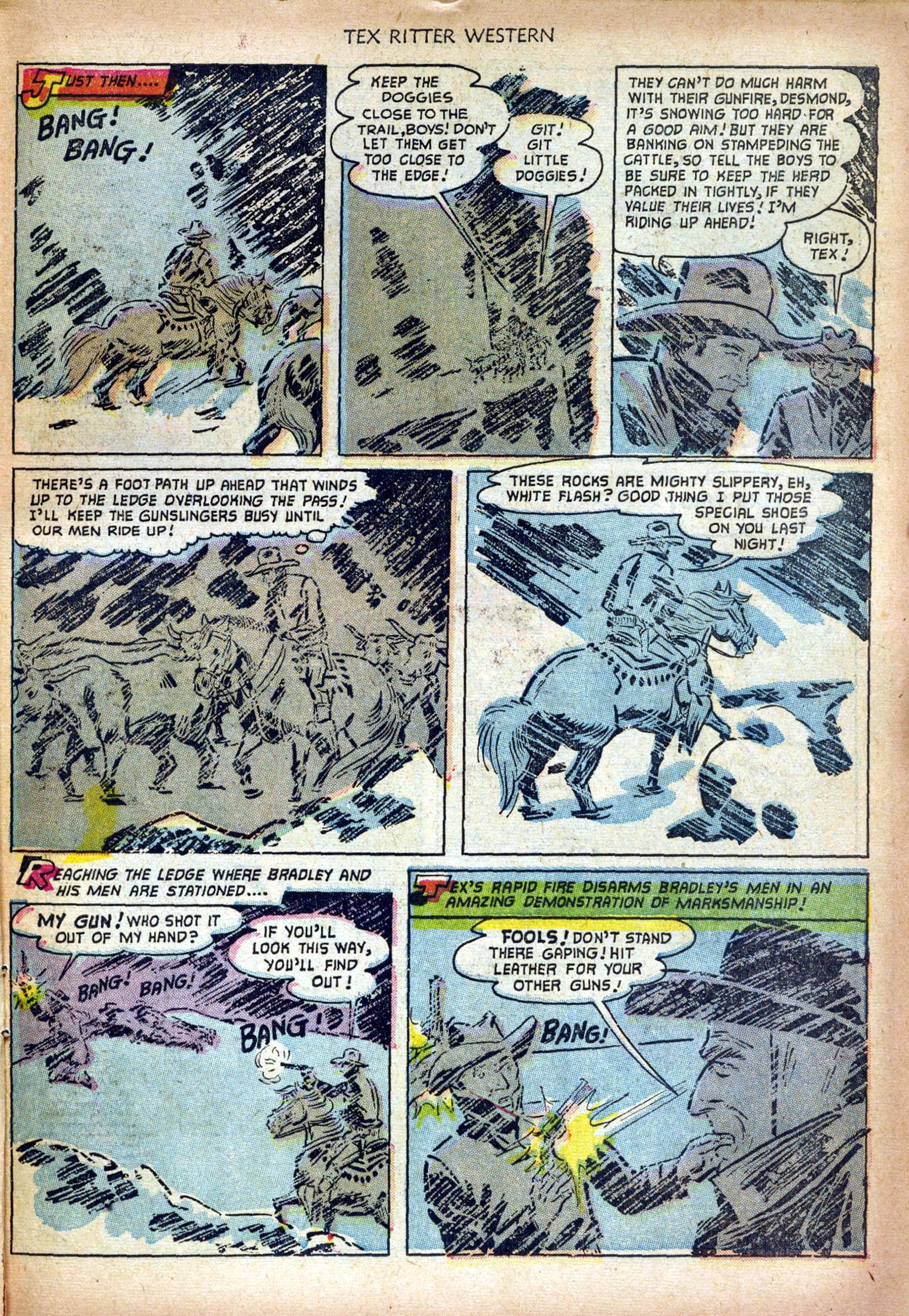 Read online Tex Ritter Western comic -  Issue #12 - 23