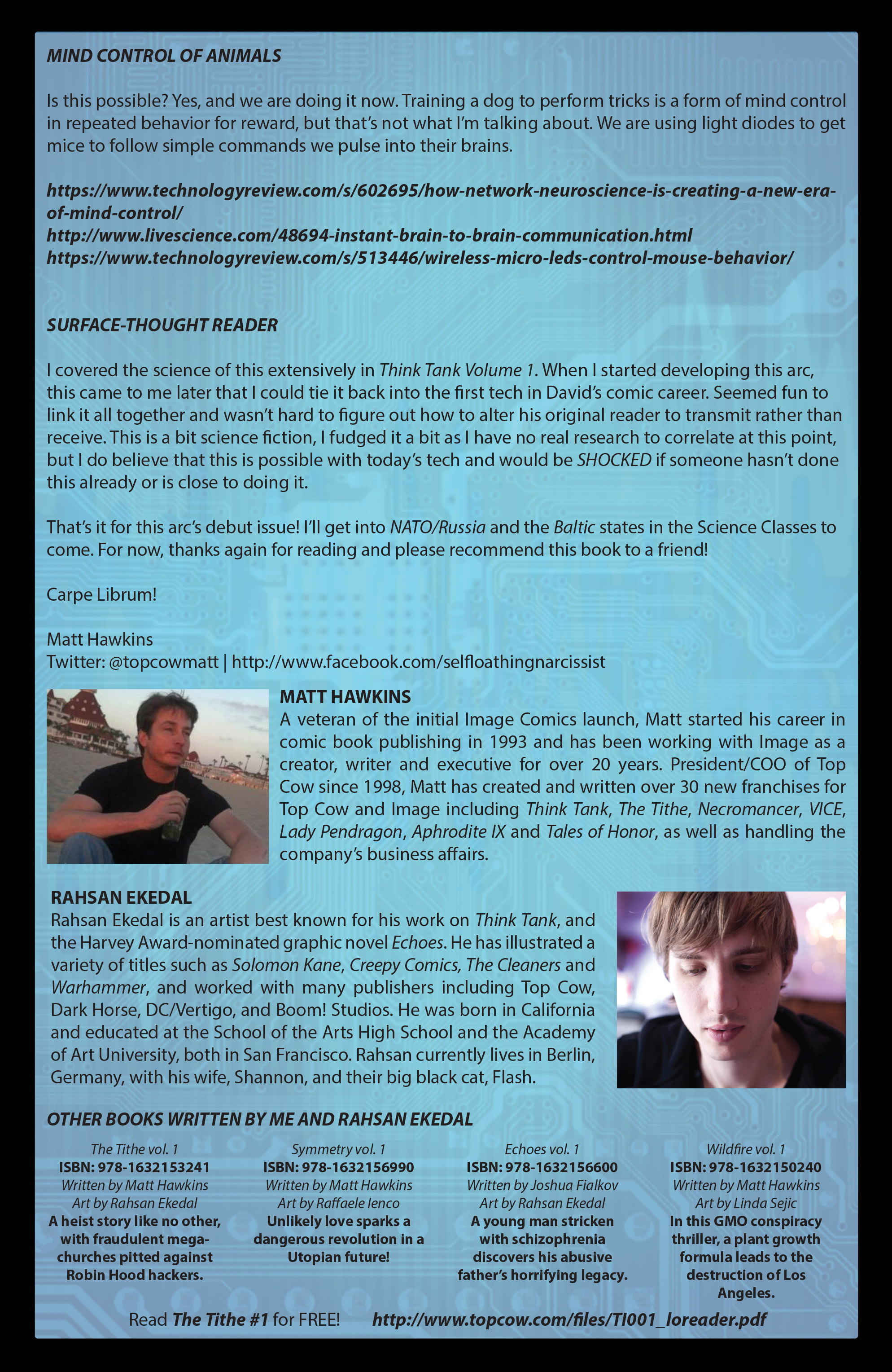 Read online Think Tank, Vol. 5 comic -  Issue #1 - 29