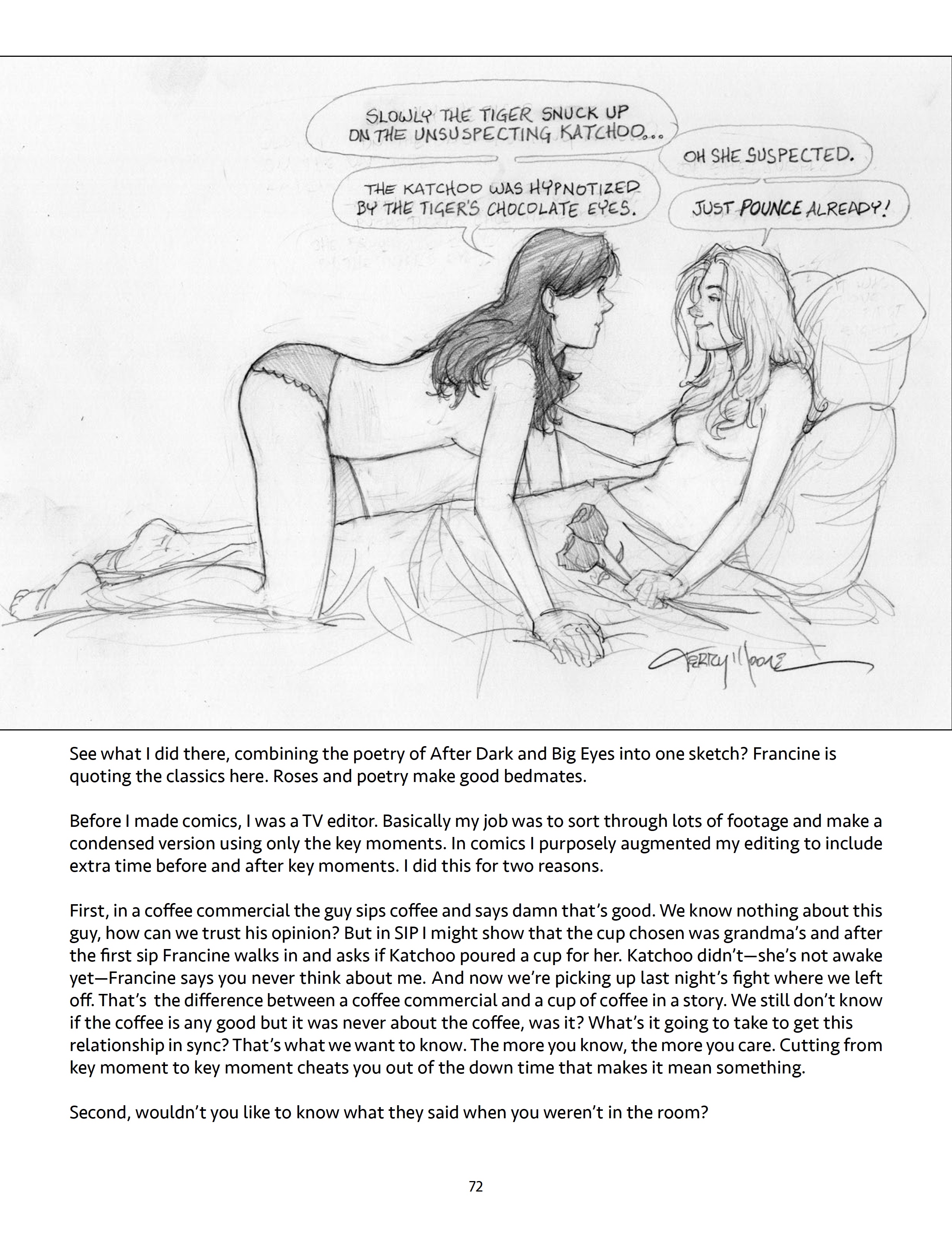 Read online Terry Moore after dark… comic -  Issue # TPB - 69