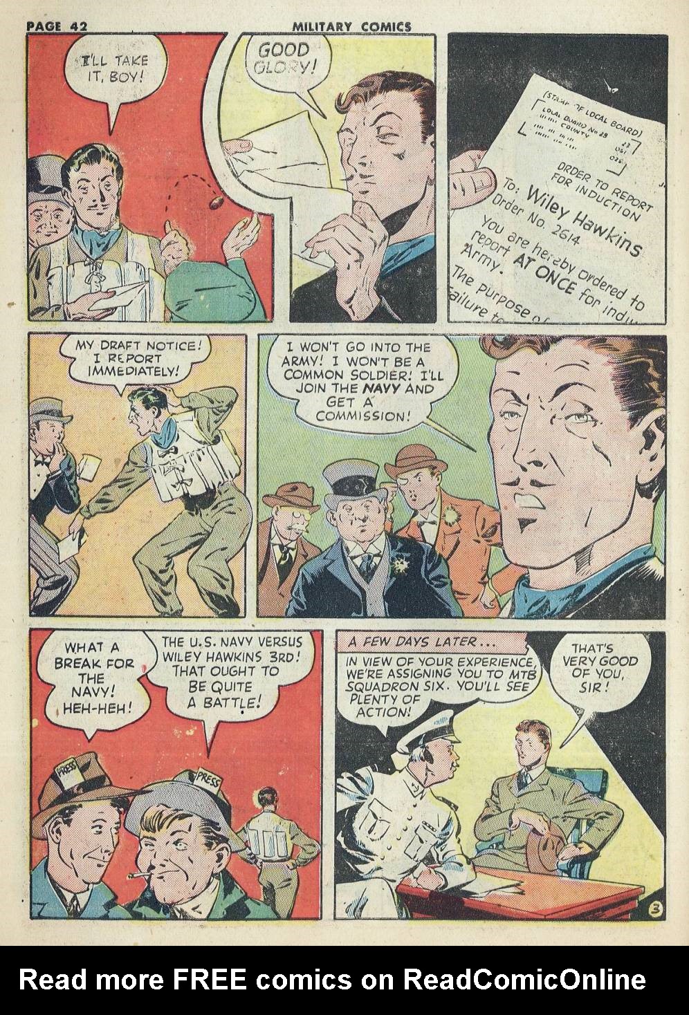 Read online Military Comics comic -  Issue #20 - 44