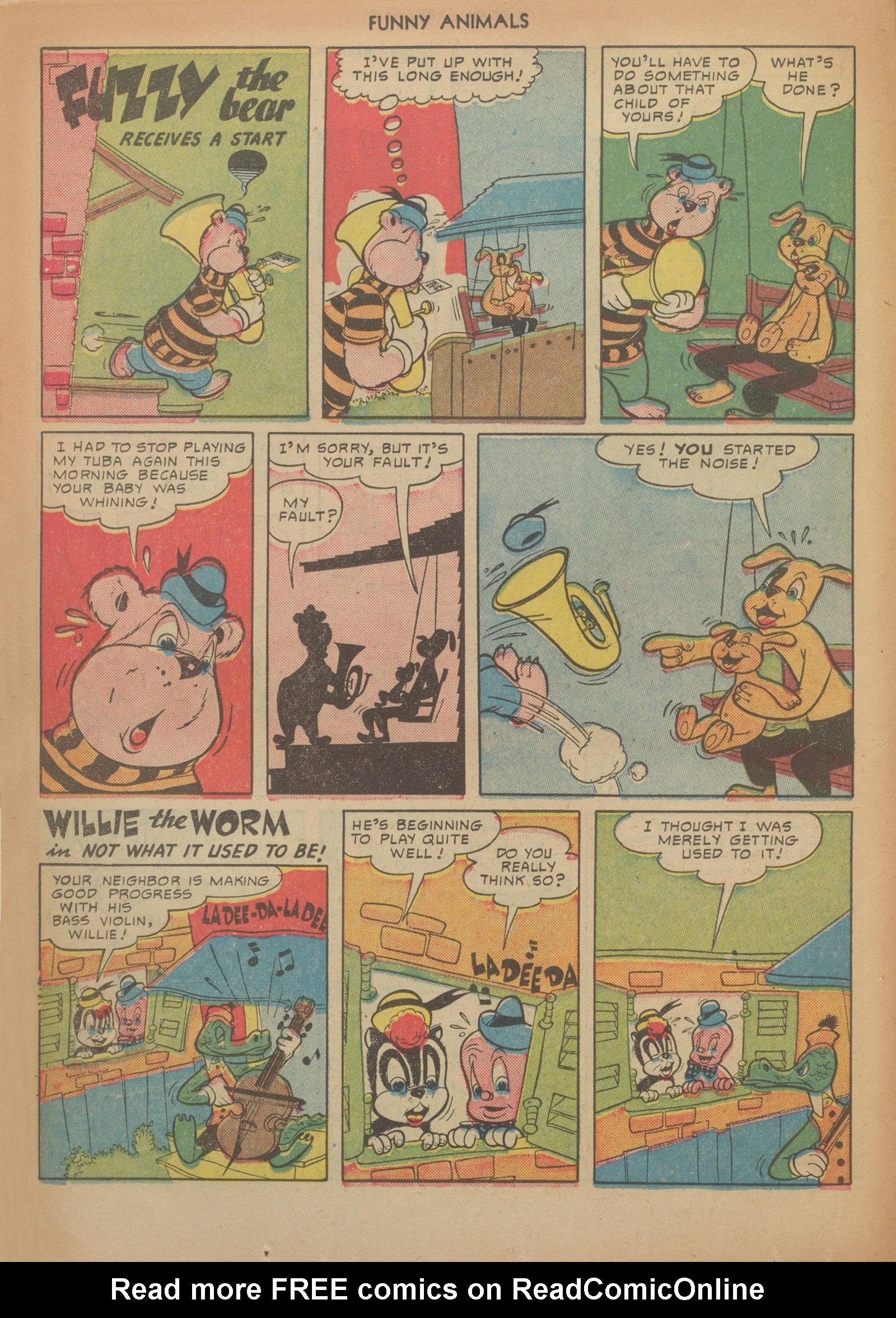 Read online Fawcett's Funny Animals comic -  Issue #68 - 14